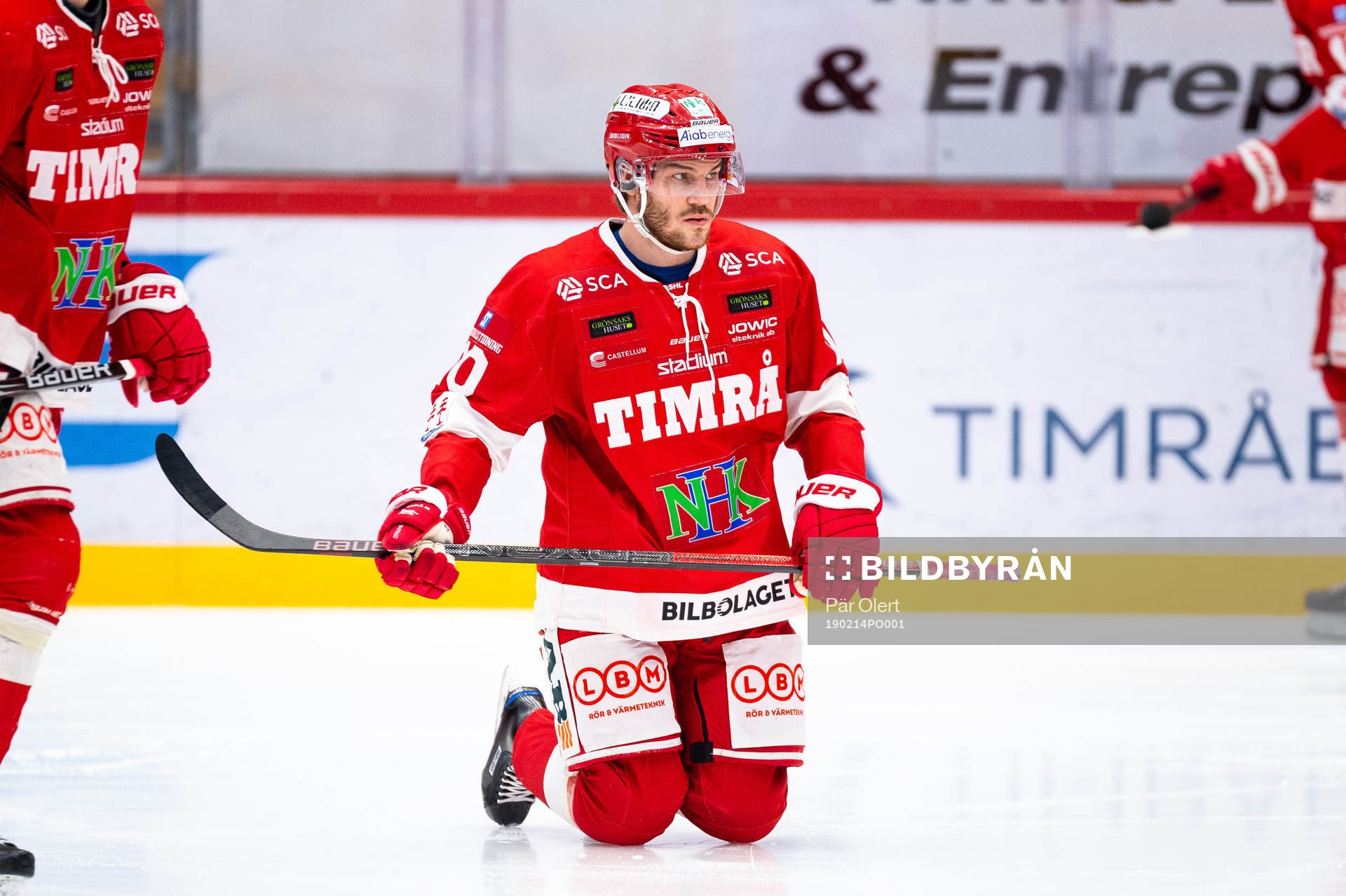 Timrås Johan Persson värmer upp