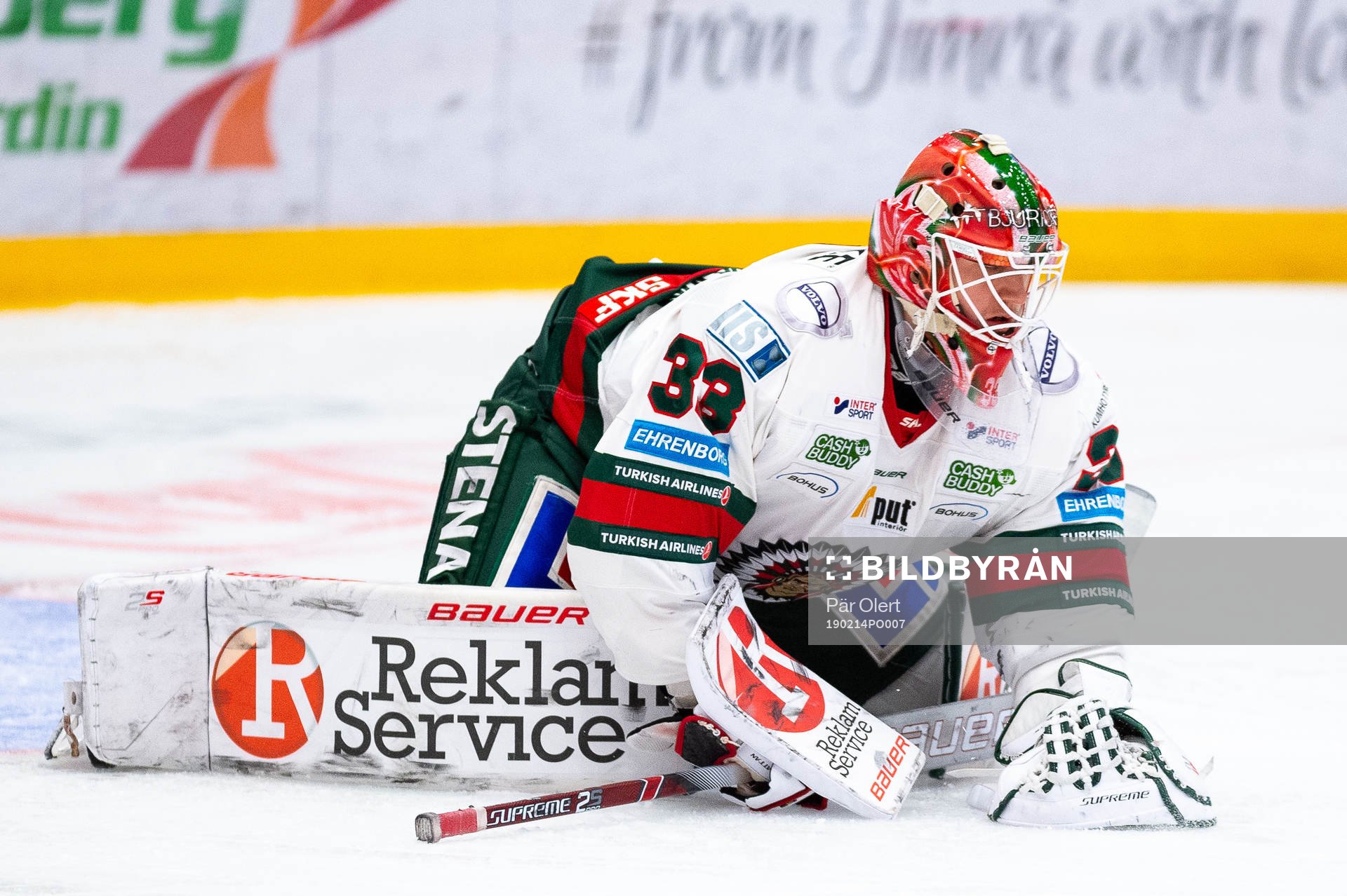 Frölundas målvakt Johan Mattsson