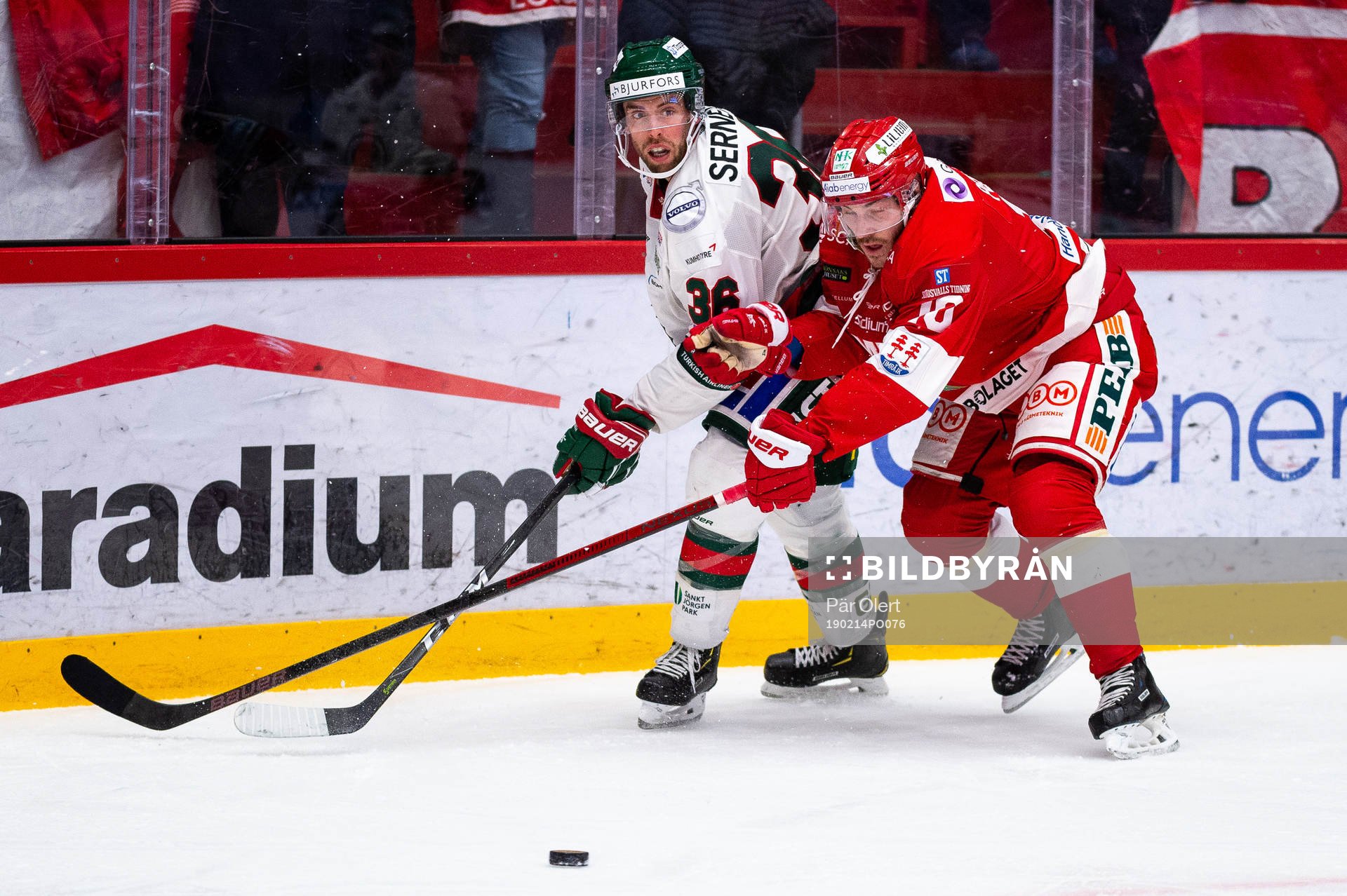 Frölundas Brandon Gormley och Timrås Johan Persson