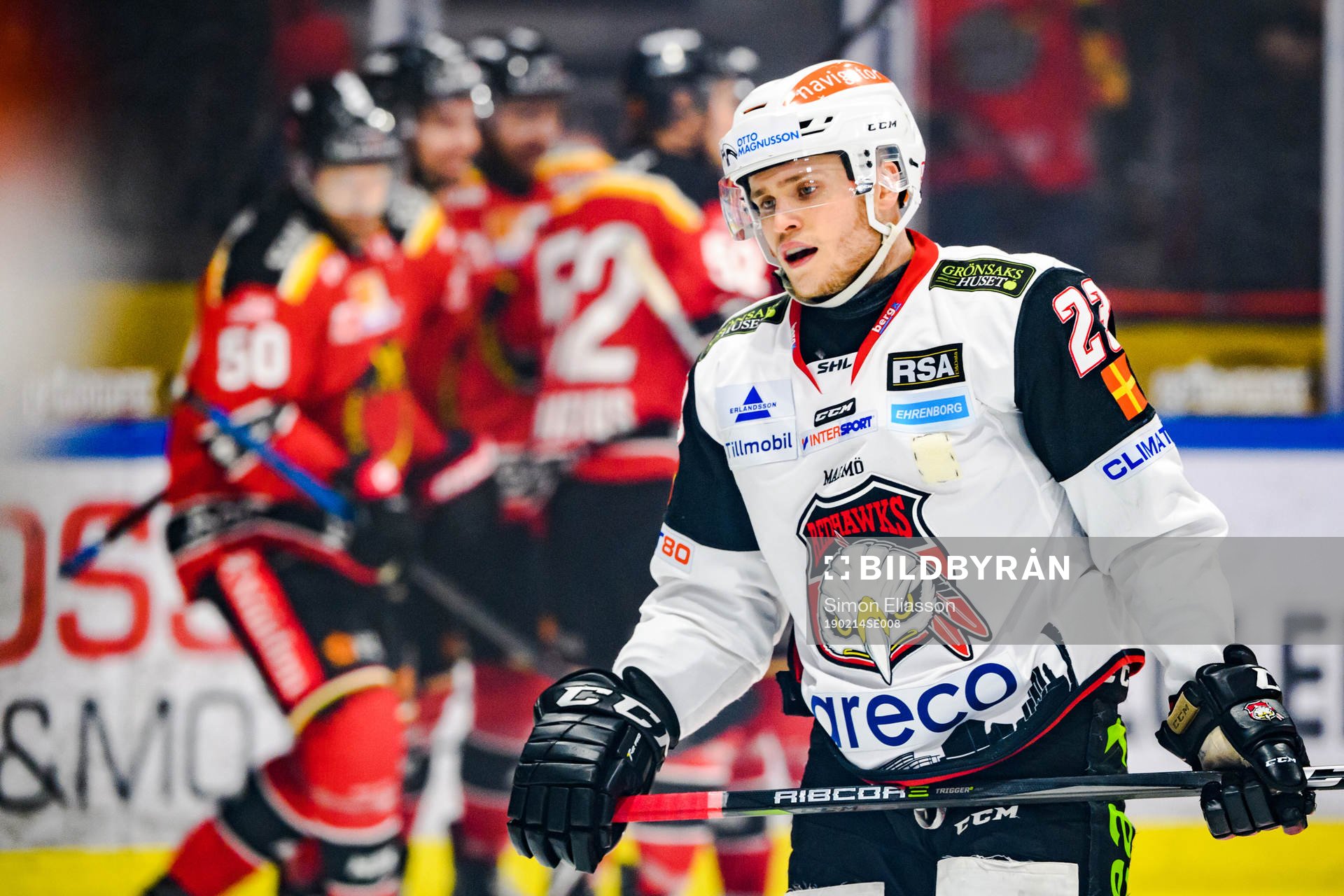 Malmö Redhawks Christoffer Forsberg deppar