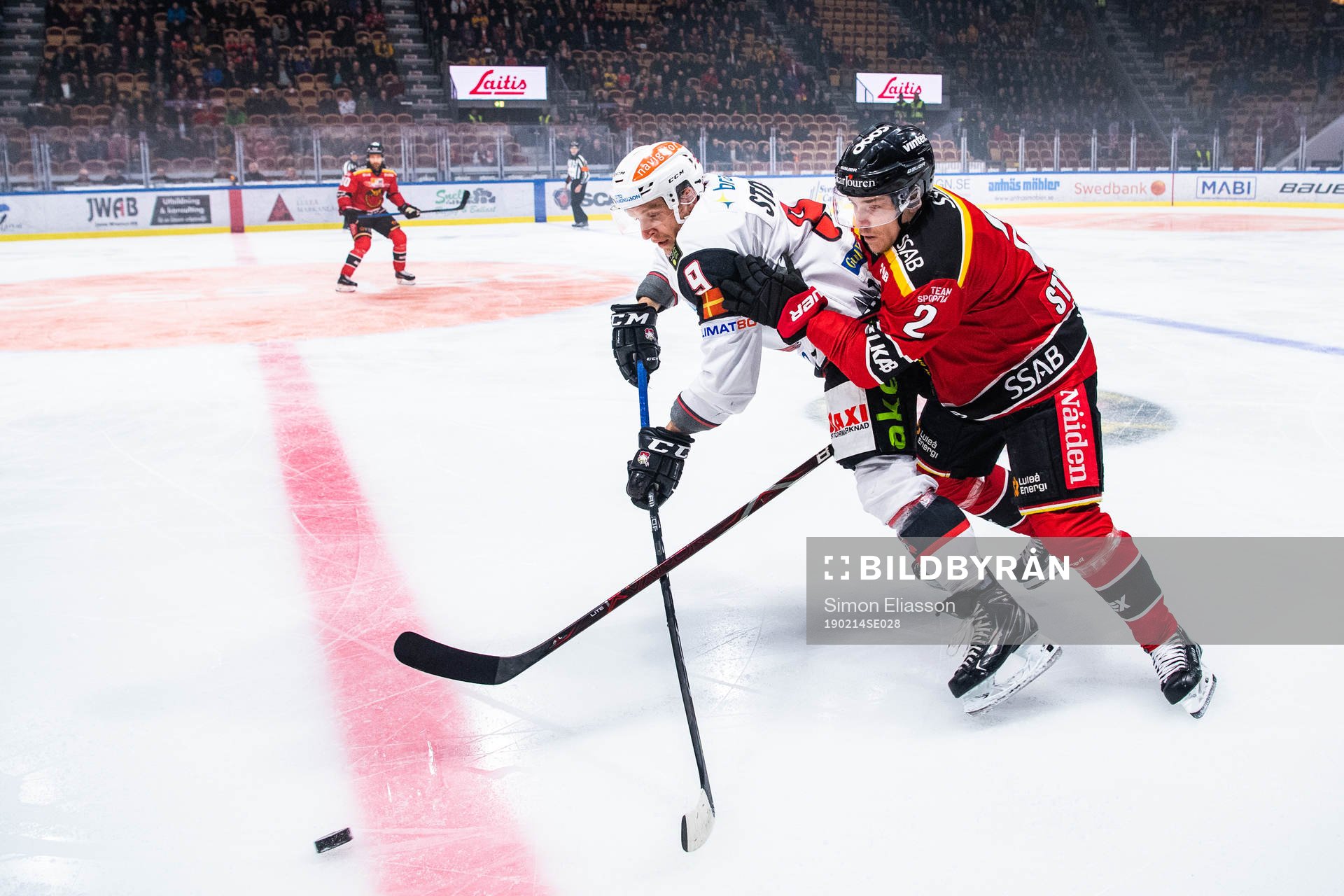 Malmö Redhawks Frederik Storm och Luleås Fredrik Styrman