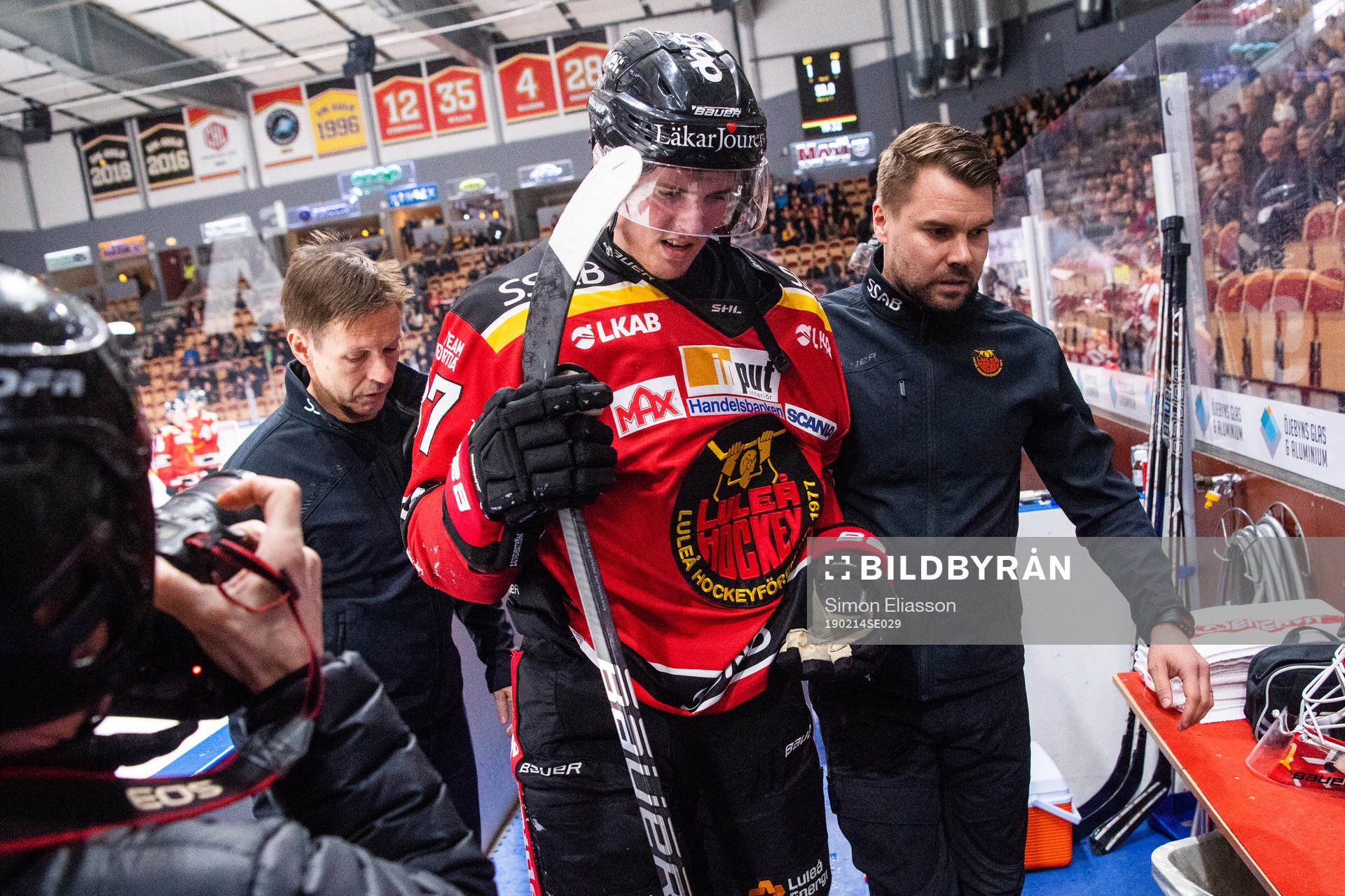 Luleås Isac Lundeström leds av planen