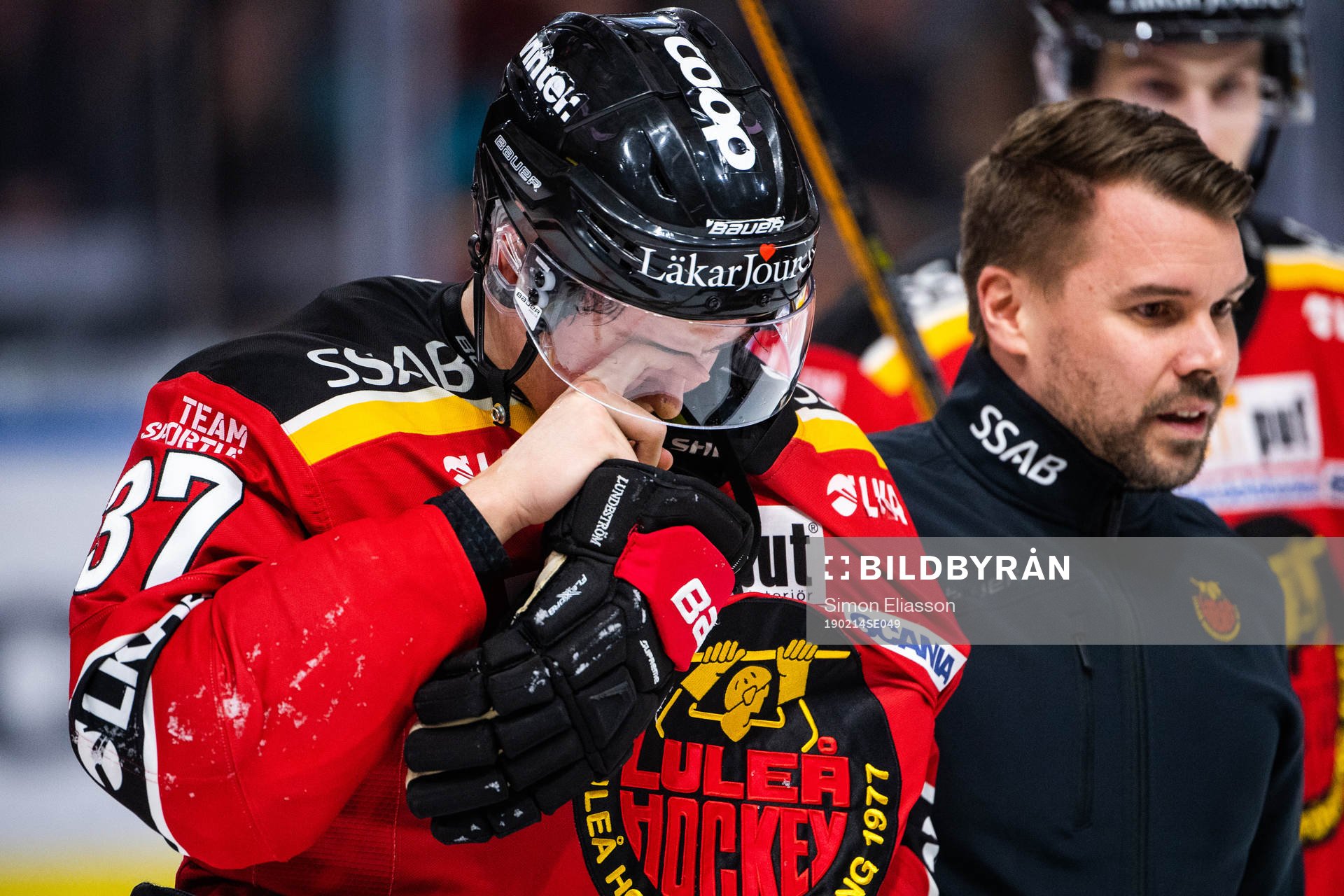 Luleås Isac Lundeström leds av isen