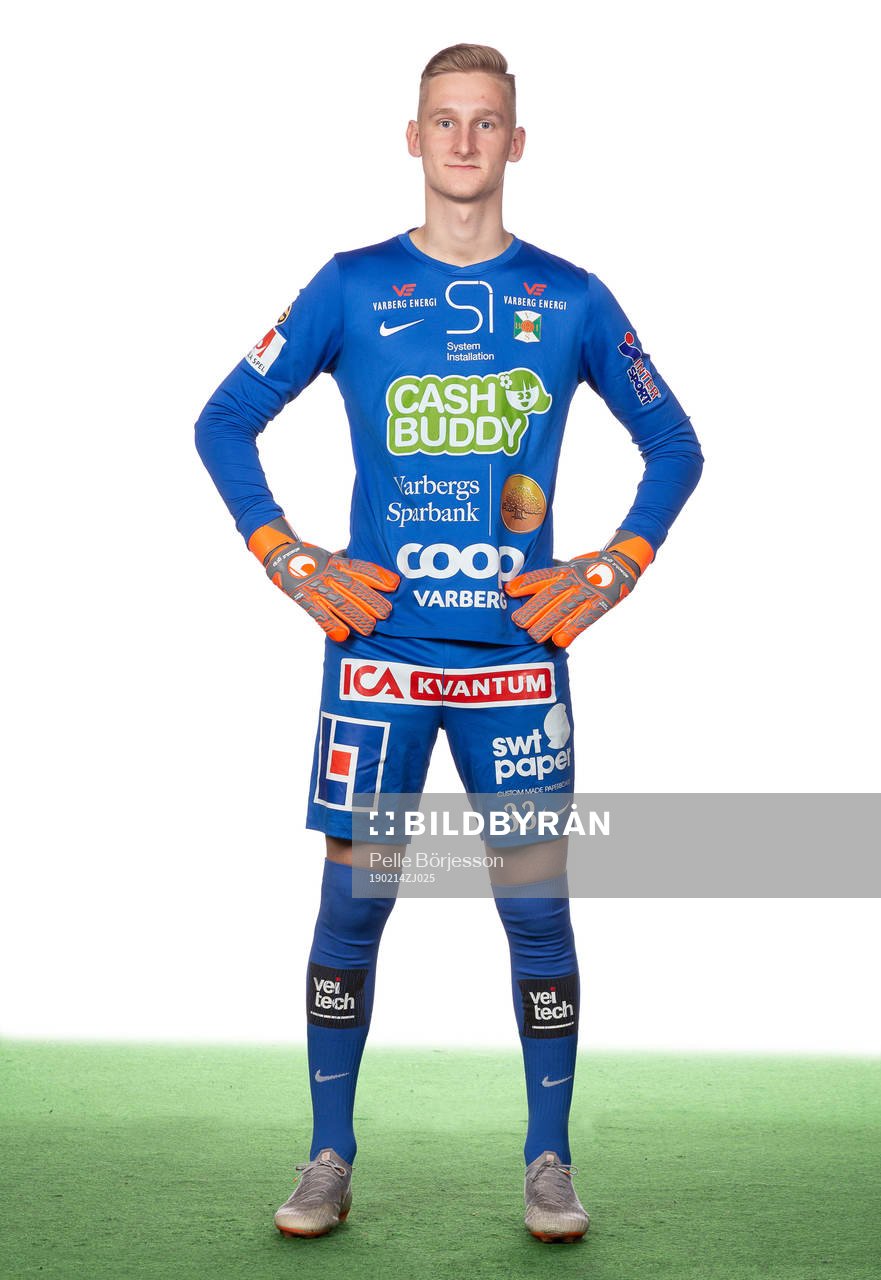 Varbergs målvakt Albin Svensson