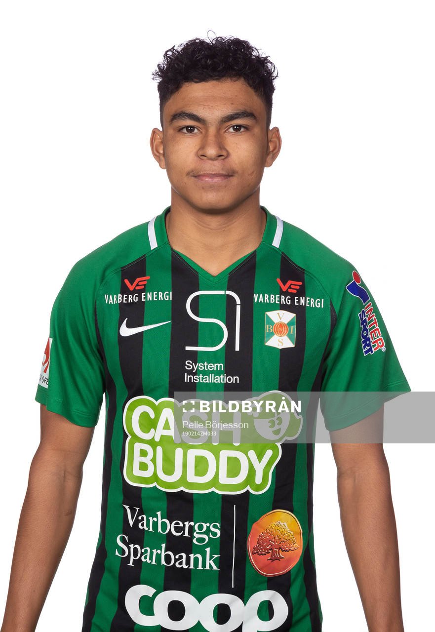 Varbergs Keanin Ayer poserar för ett porträtt den 14 februari 2019 i Varberg.