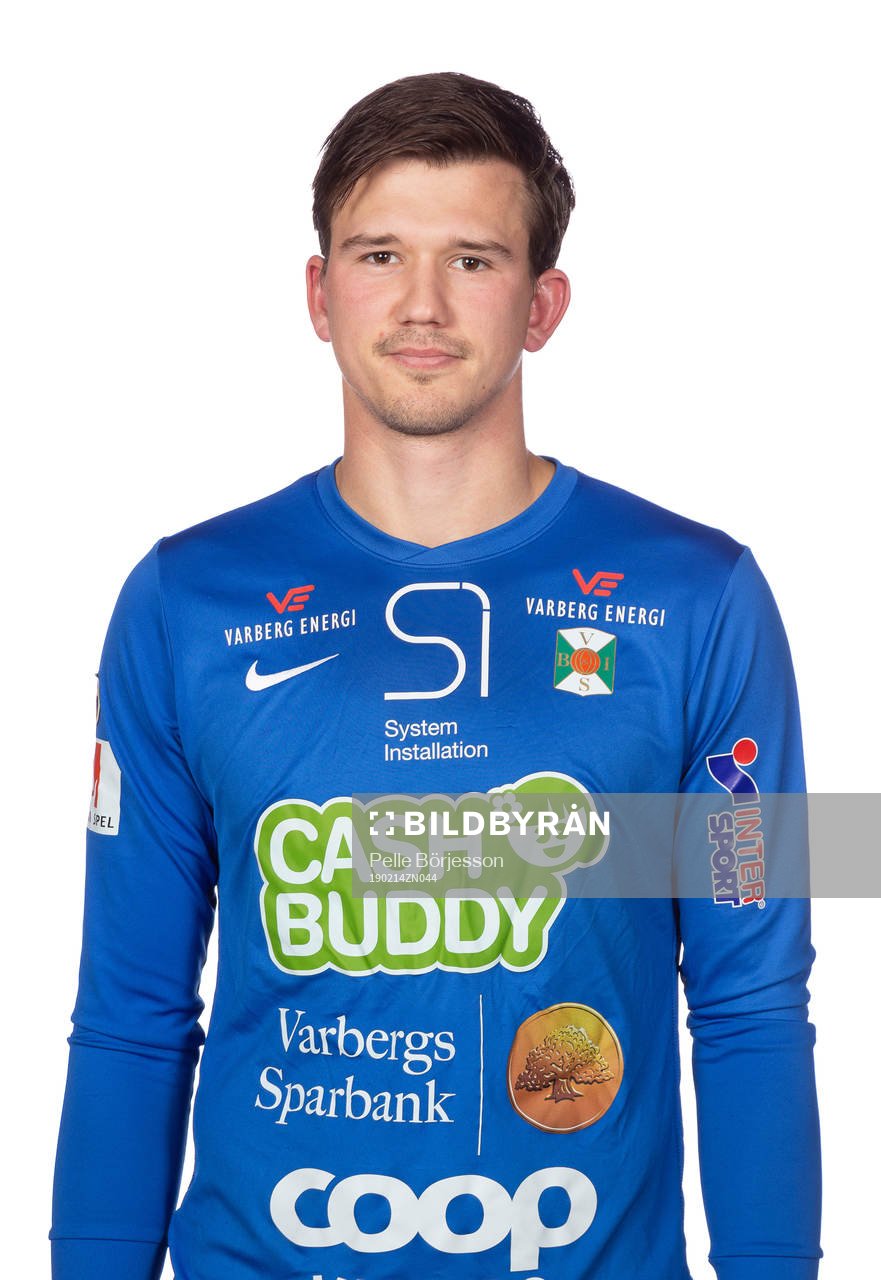 Varbergs målvakt August Strömberg