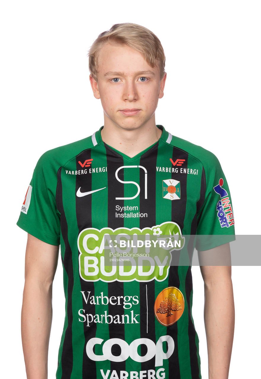 Varbergs André Boman poserar för ett porträtt den 14 februari 2019 i Varberg.