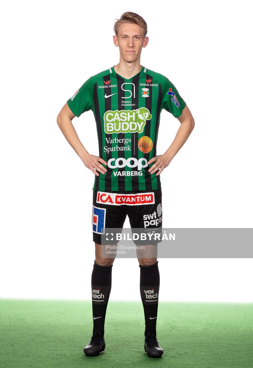 Varbergs Edwin Condrup poserar för ett porträtt den 14 februari 2019 i Varberg.