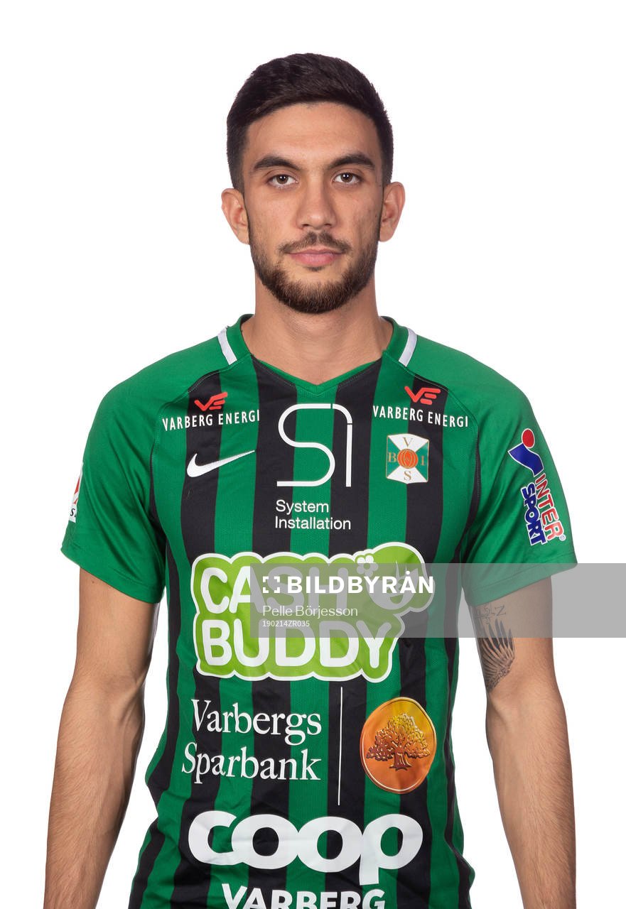 Varbergs Daniel Krezic poserar för ett porträtt den 14 februari 2019 i Varberg.