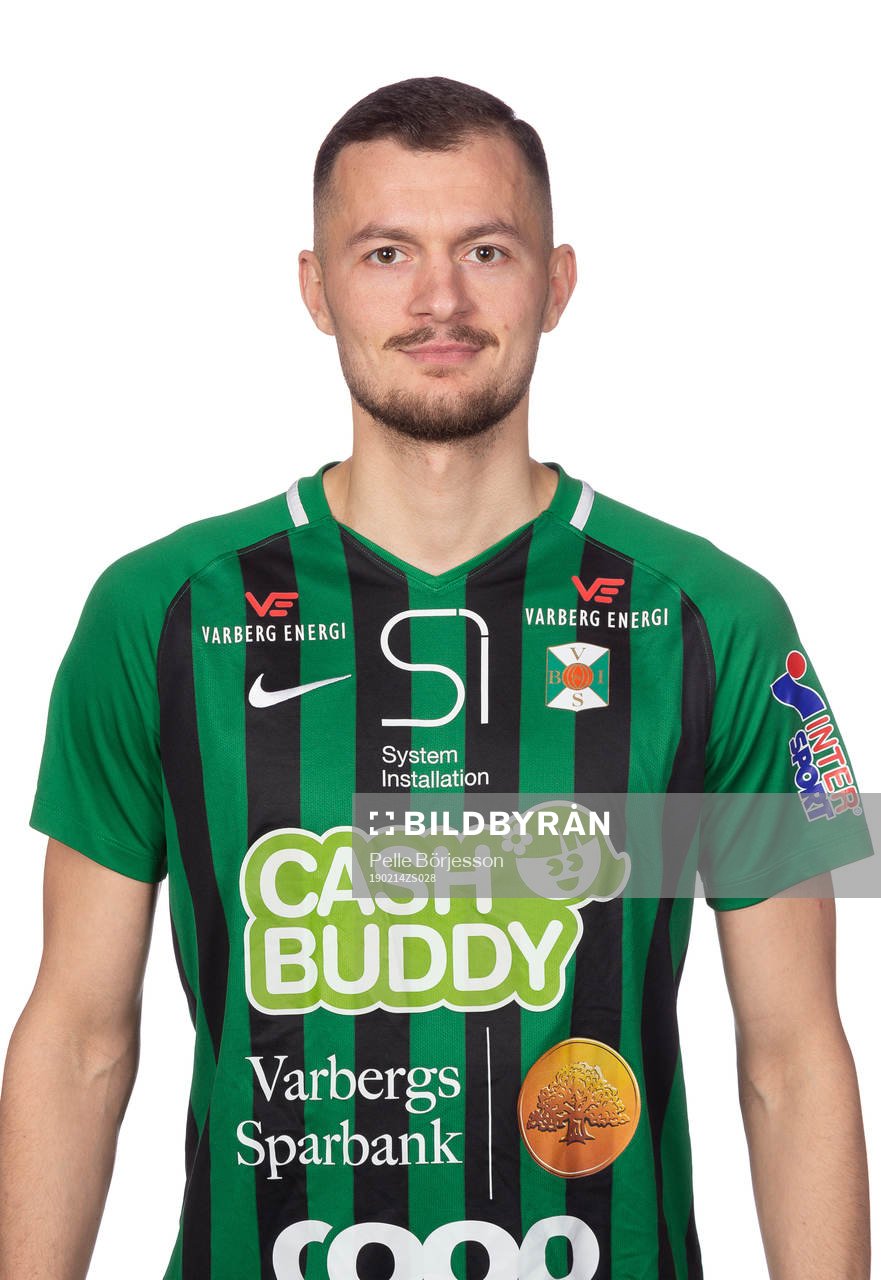 Varbergs Albert Ejupi poserar för ett porträtt den 14 februari 2019 i Varberg.