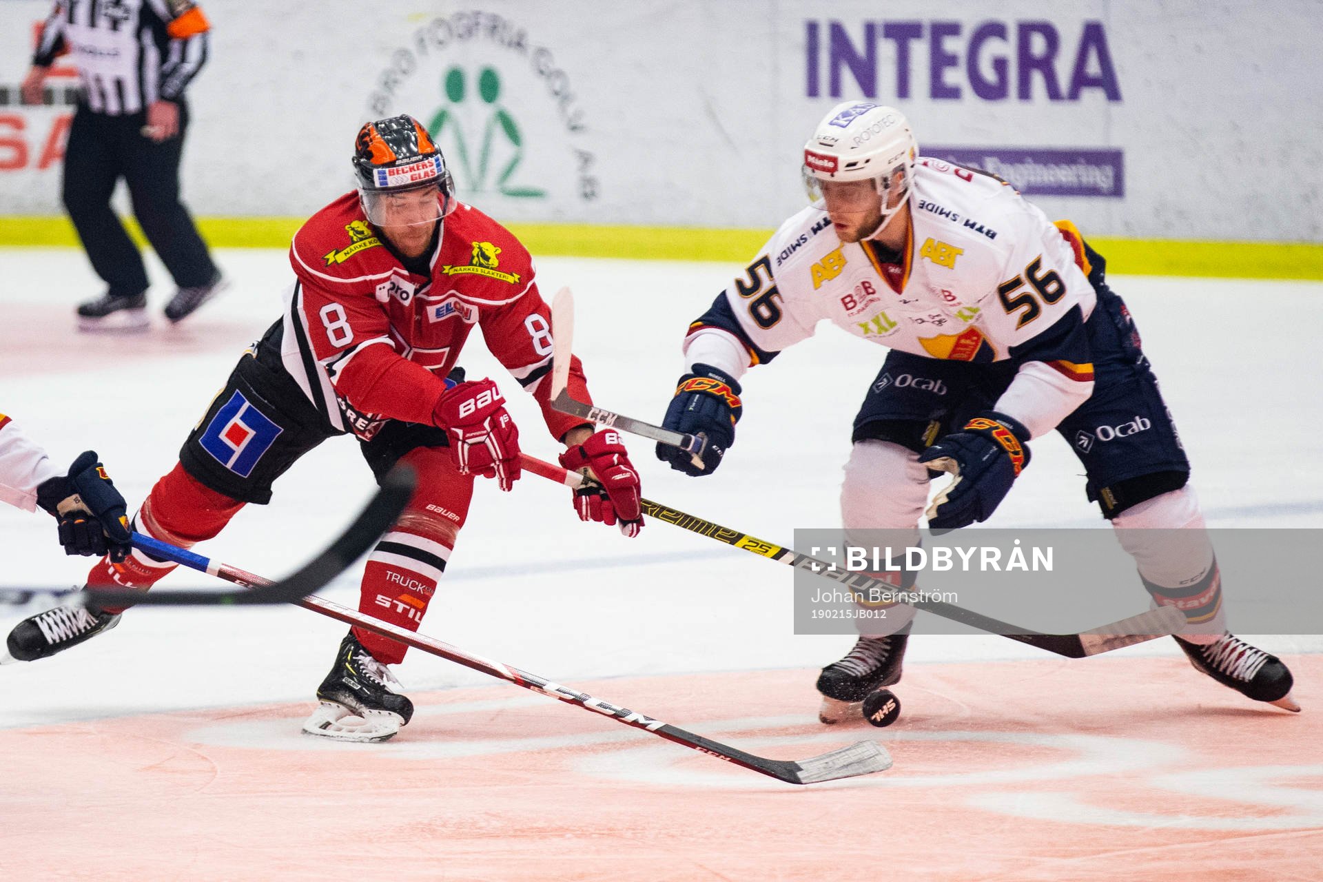 Örebros Tyson Spink och Djurgårdens Robin Norell
