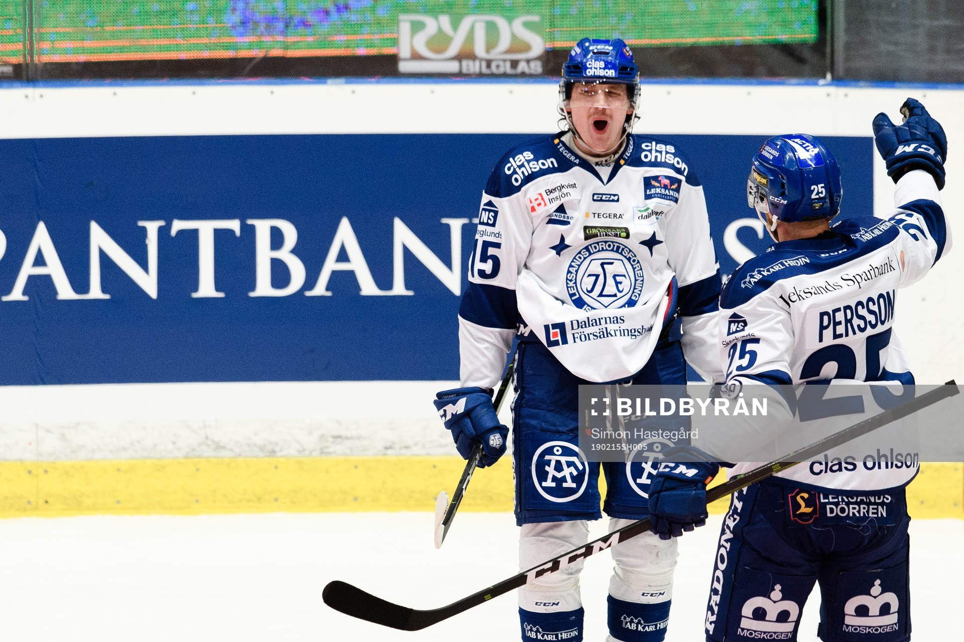 Leksands Johan Porsberger jublar