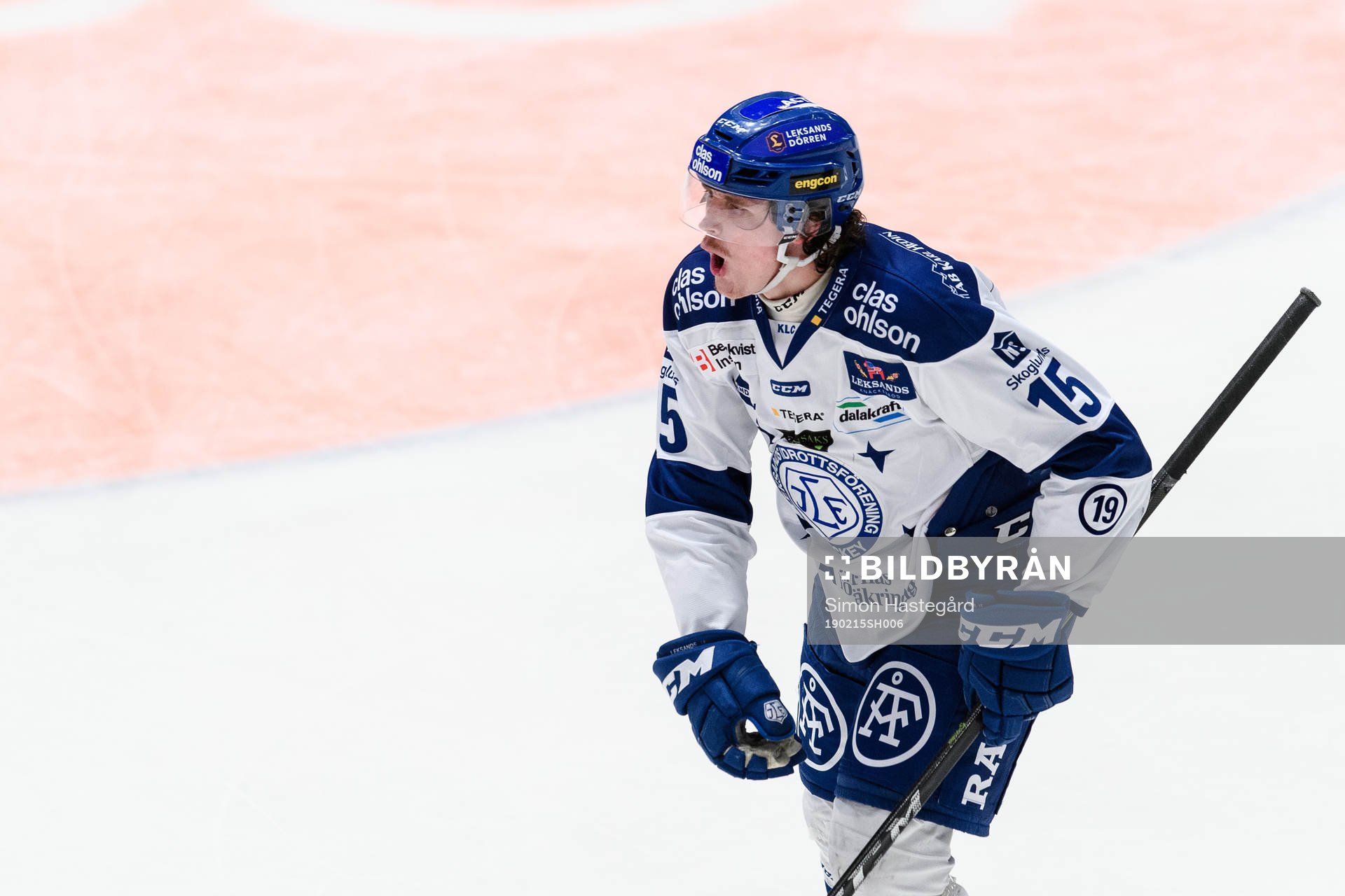 Leksands Johan Porsberger jublar