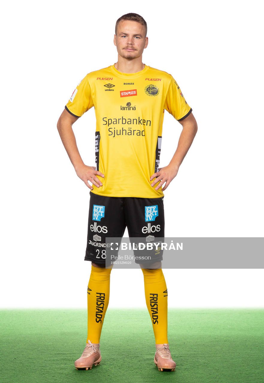Elfsborgs Gustav Henriksson poserar för ett porträtt den 15 februari 2019 i Borås.