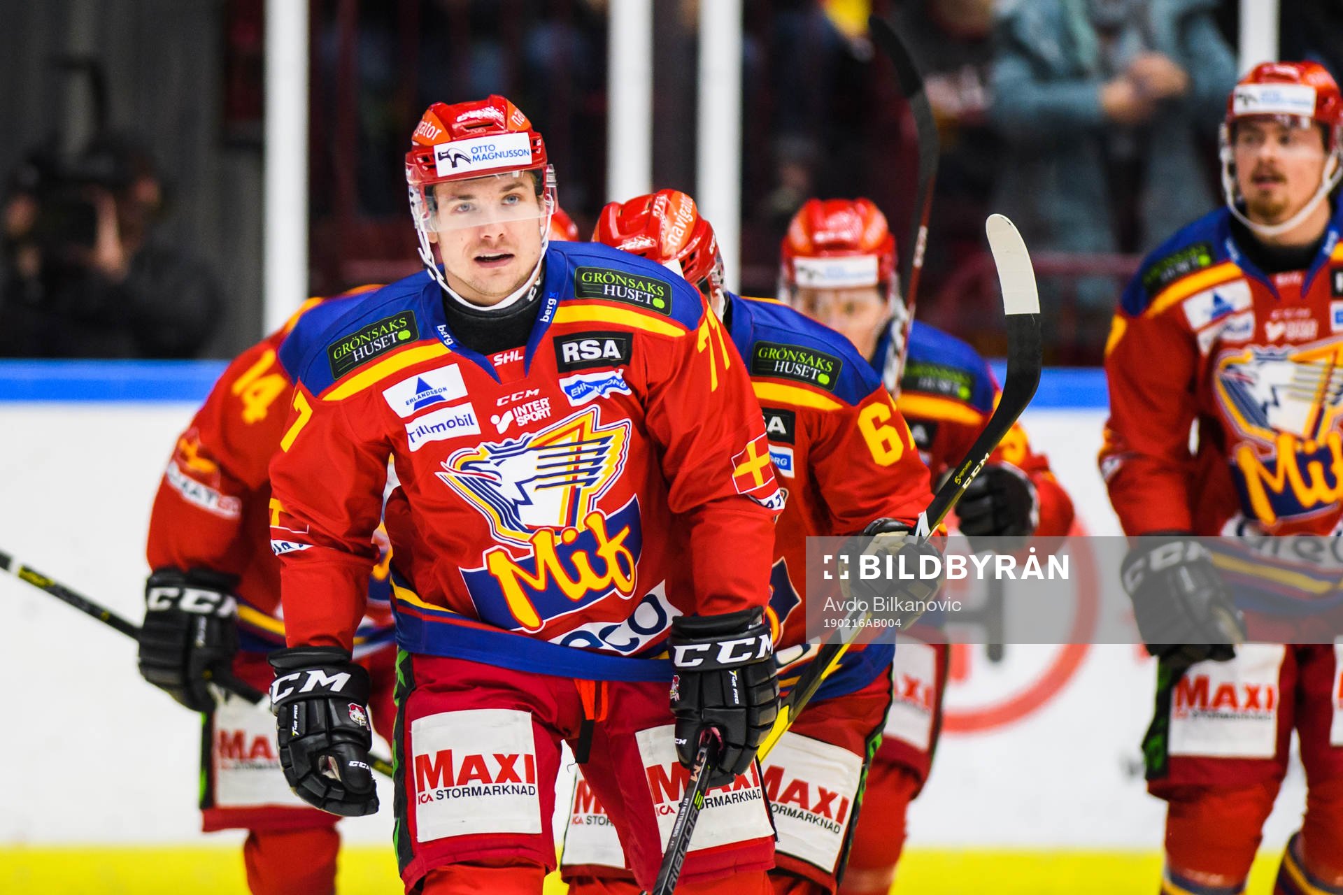 Malmö Redhawks Pontus Netterberg jublar