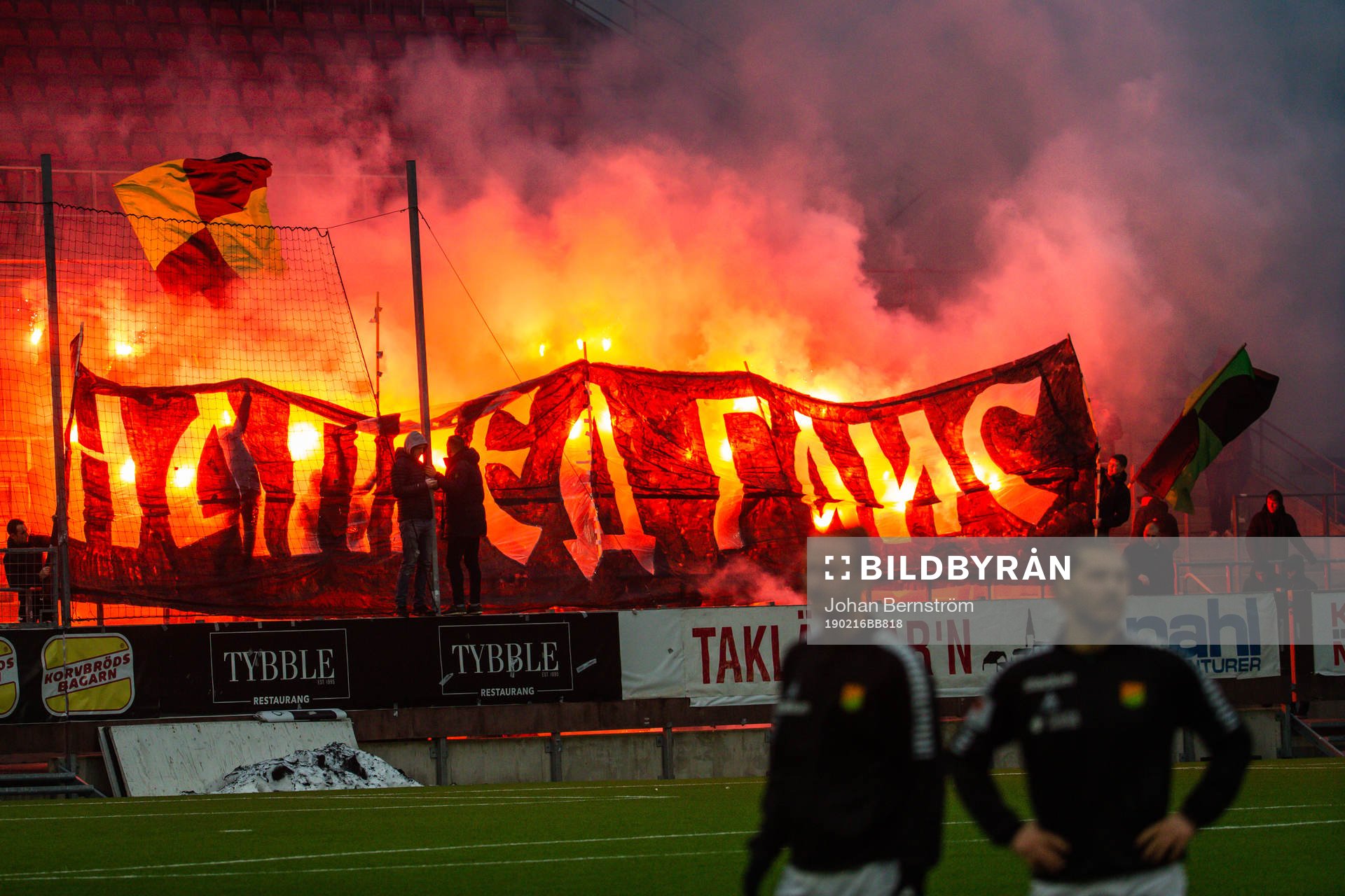 GAIS supportrar med bengaler