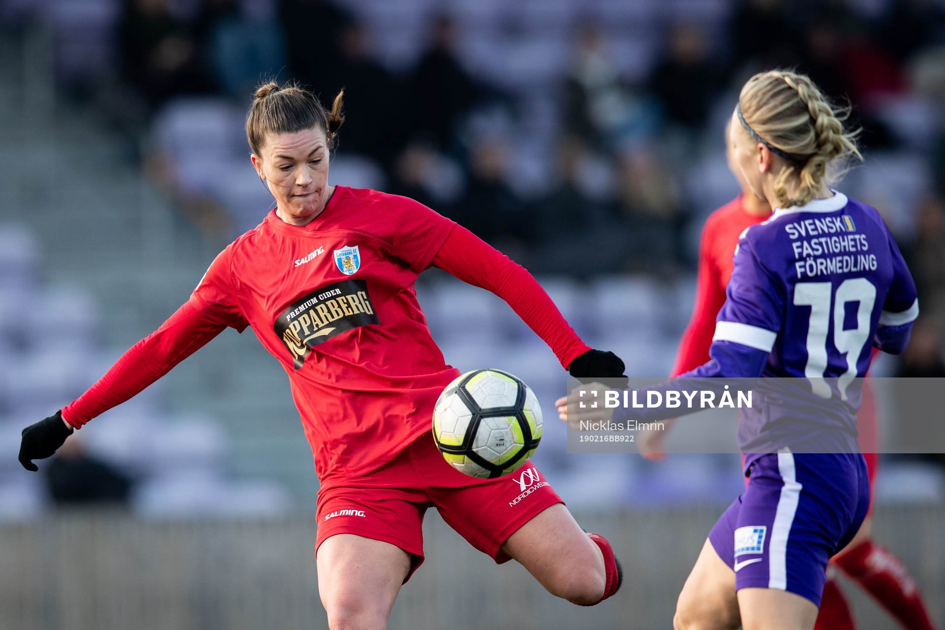 Göteborgs Pauline Hammarlund och jitex Nora Rönnfors