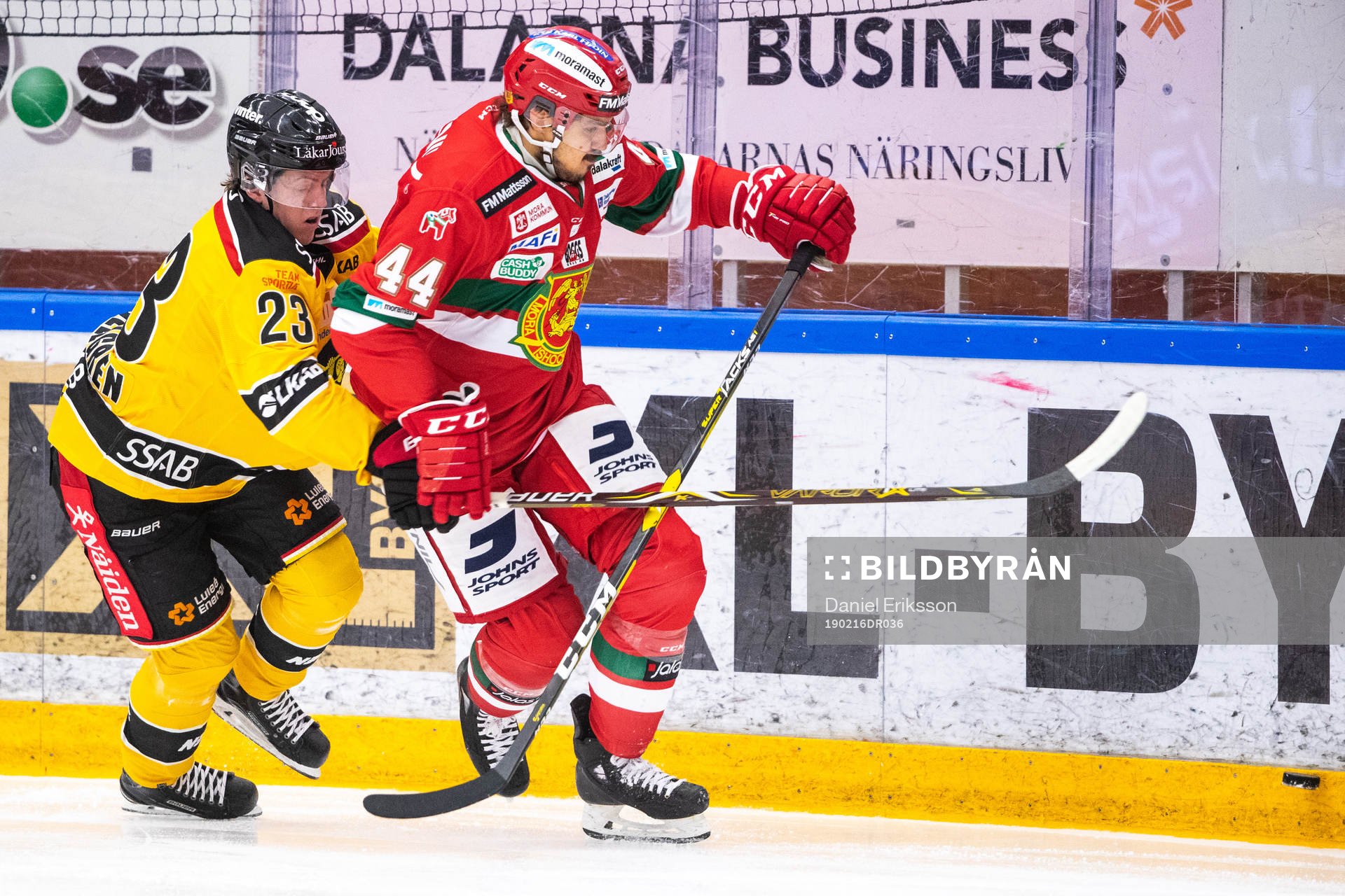 Luleås Jesper Sellgren och Moras Matej Stransky