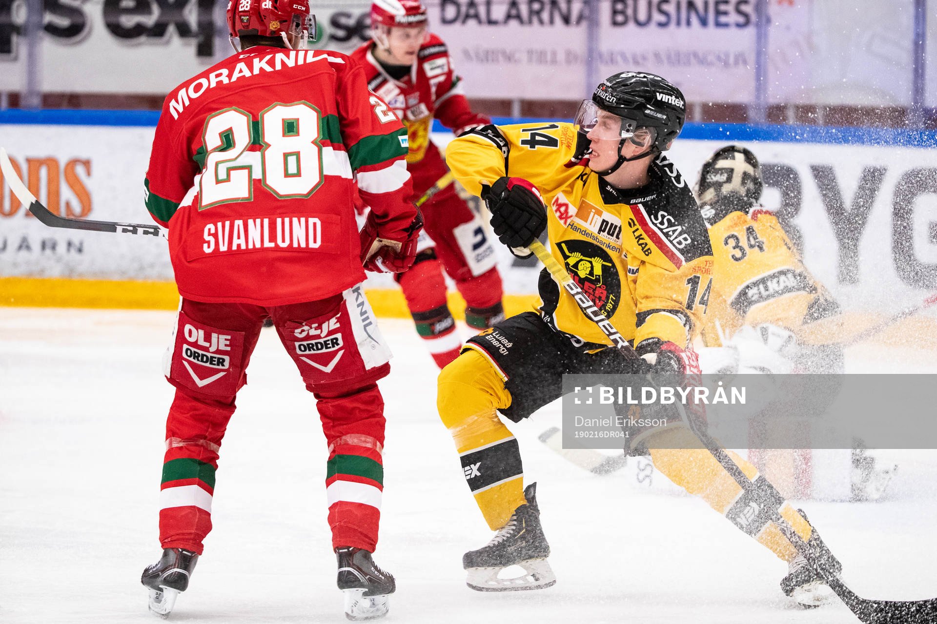 Luleås Jonas Berglund och Moras Oskar Svanlund