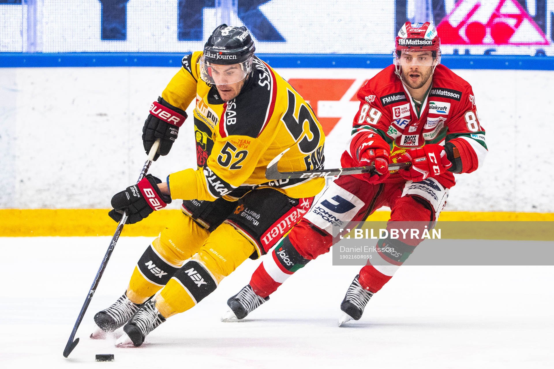 Luleås Karl Fabricius och Moras Ryan Johnston