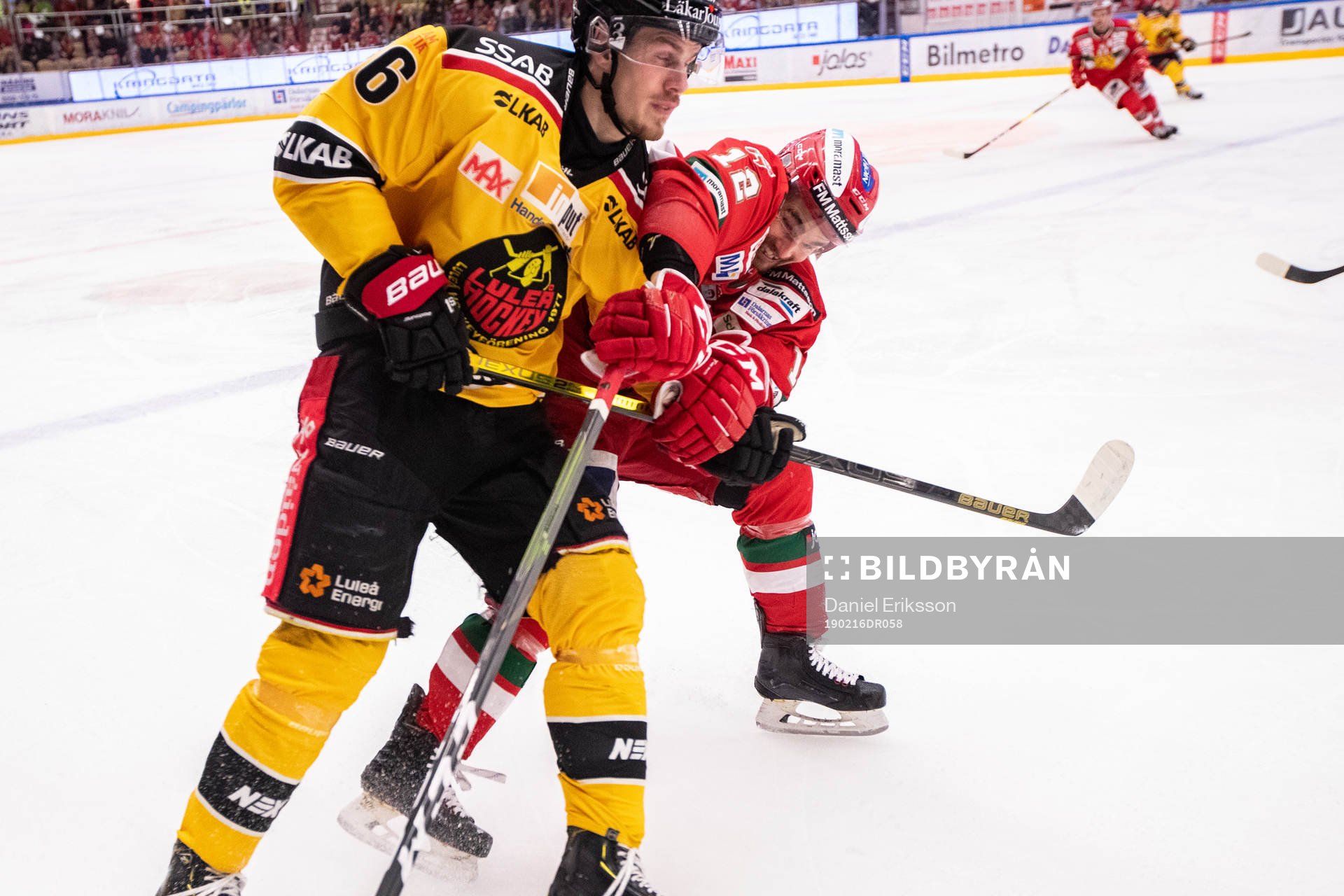 Moras Kevin Gagné och Luleås Viktor Grahn