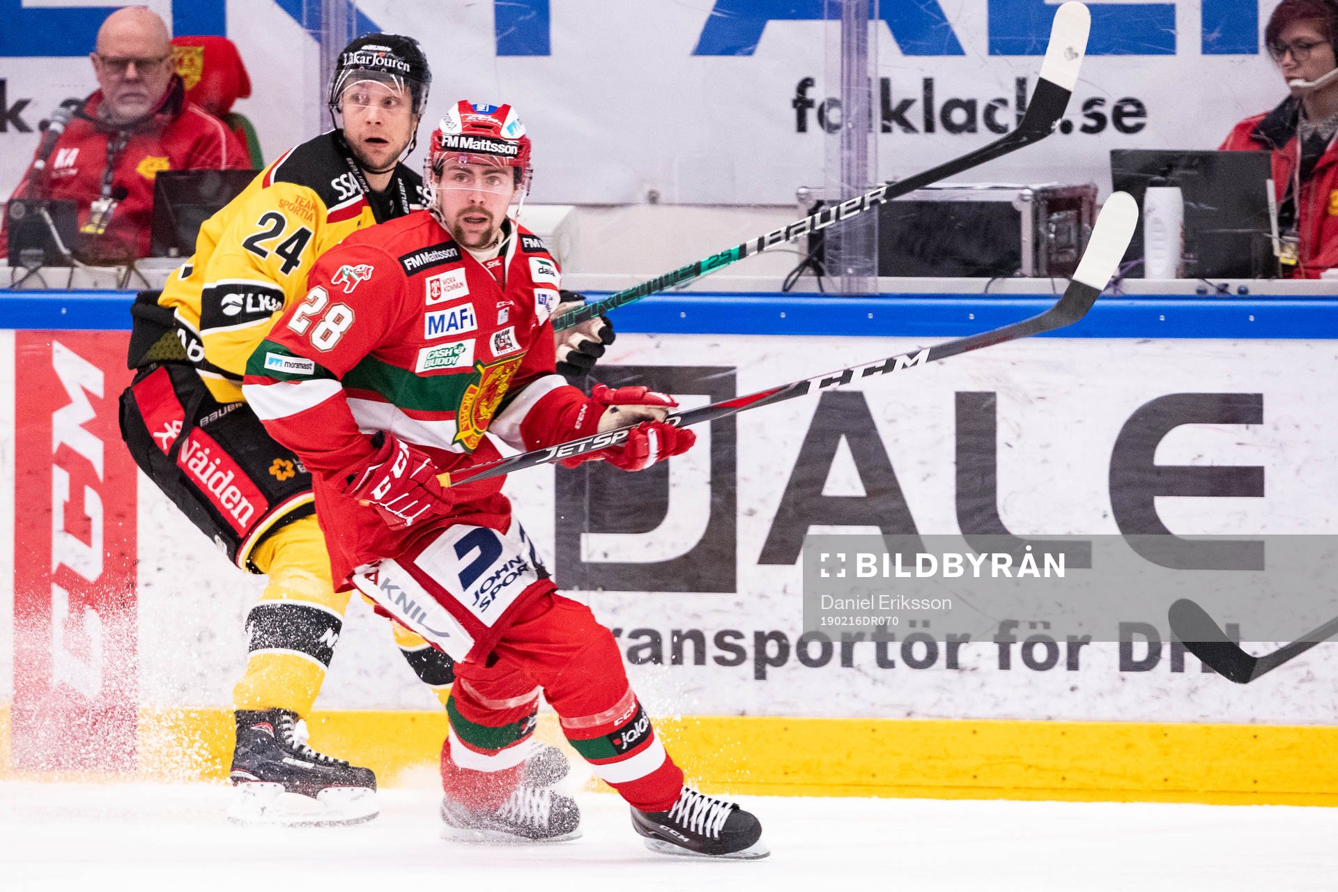 Moras Oskar Svanlund och Luleås Johan Harju