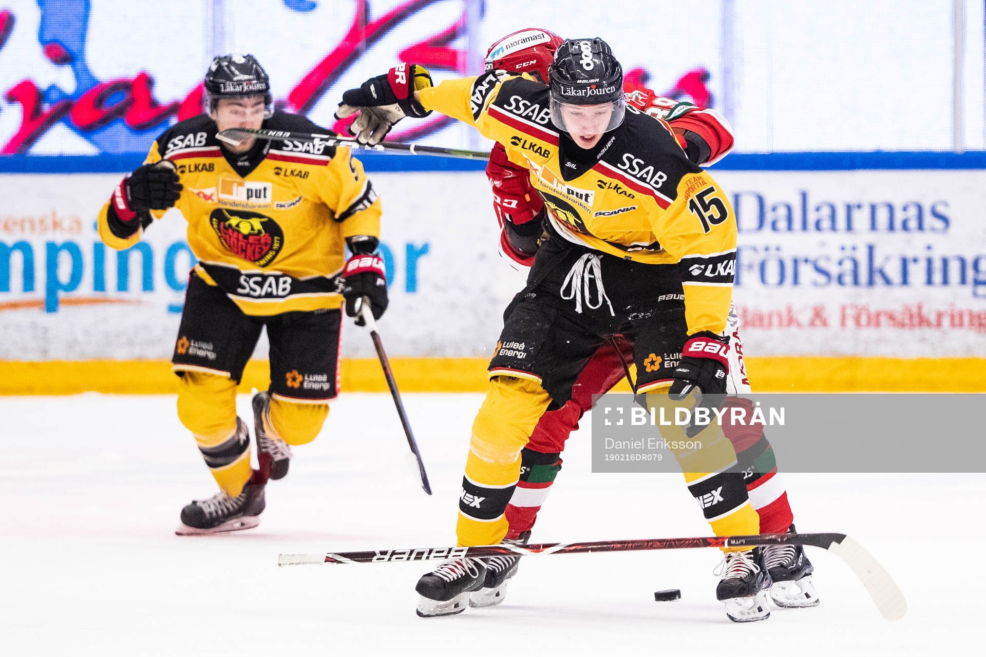 Luleås Carl Mattsson och Moras Ryan Johnston