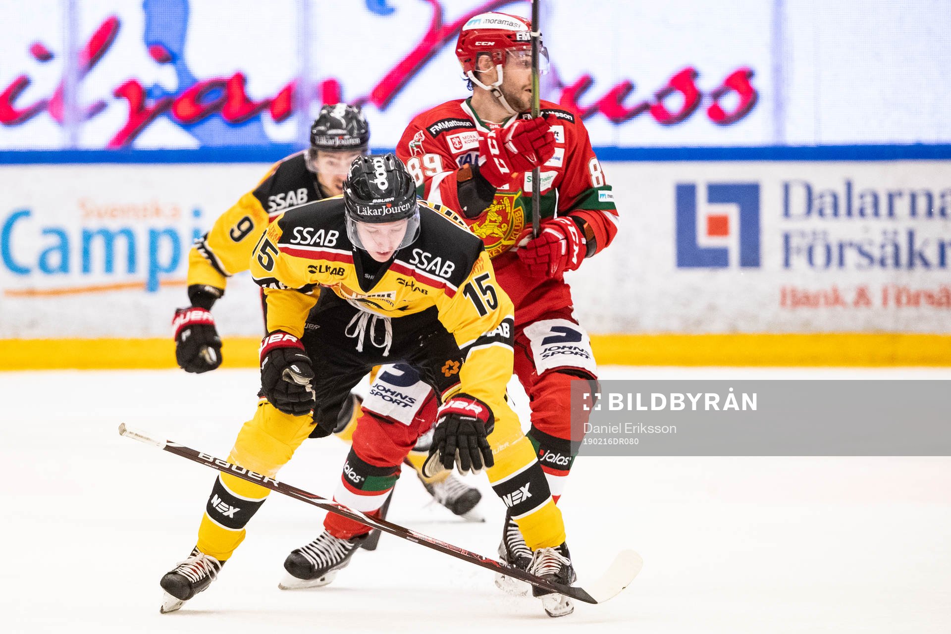 Luleås Carl Mattsson och Moras Ryan Johnston