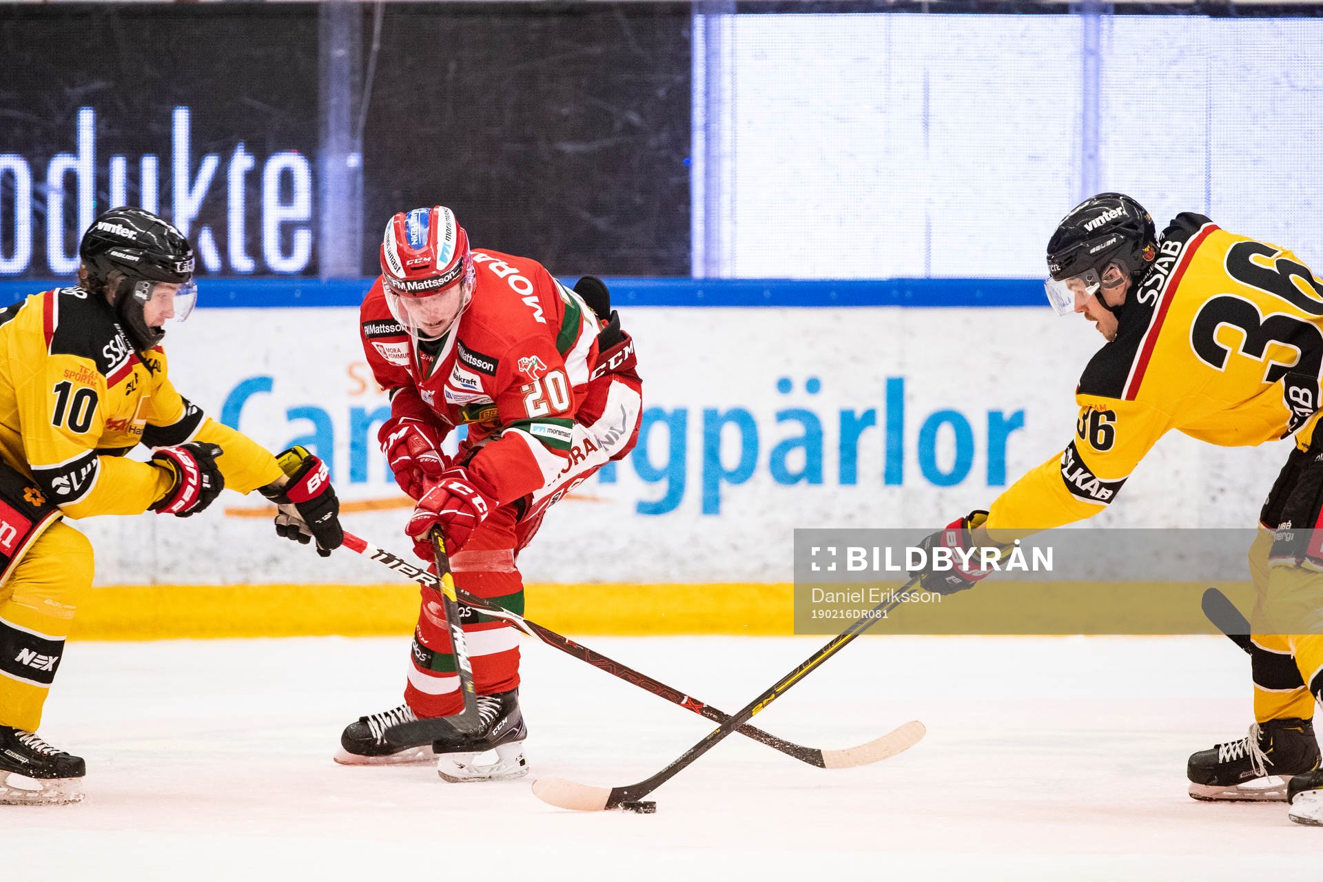 Luleås Einar Emanuelsson och Moras Nils Carnbäck och
