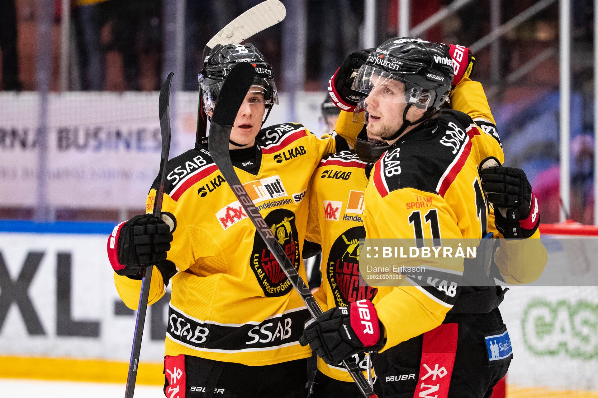 Luleås Petter Emanuelsson jublar