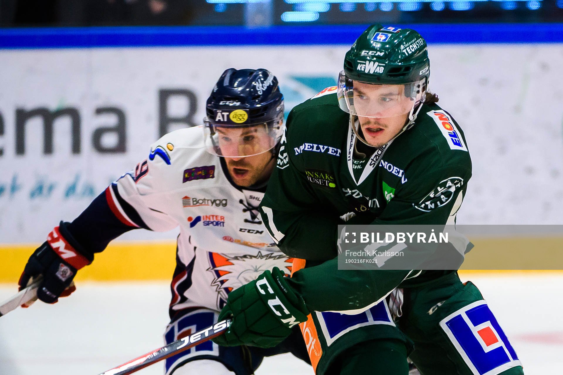 Linköpings Derek Roy och Färjestads Joakim Nygård