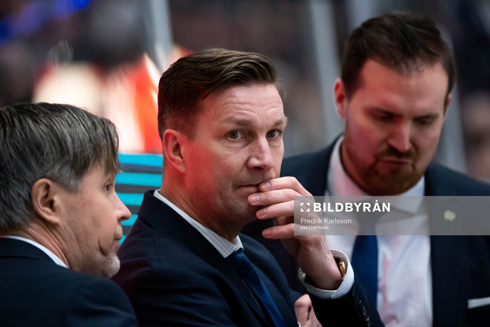Färjestads assisterande tränare Anders Karlsson, tränare