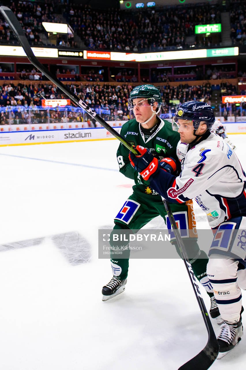 Färjestads Carl Jakobsson och Linköpings Chad Billins