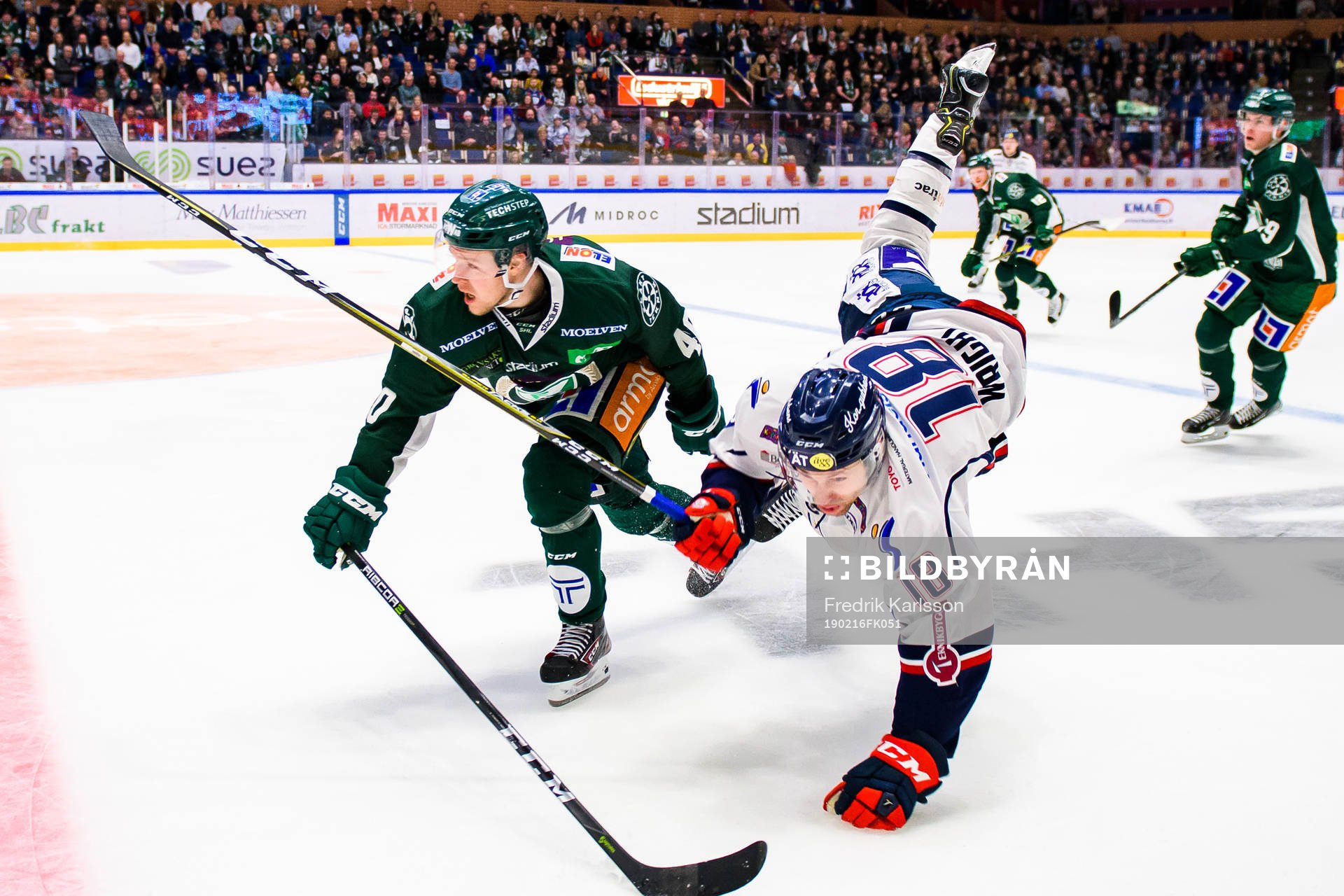 Färjestads Christopher Bengtsson och Linköpings James