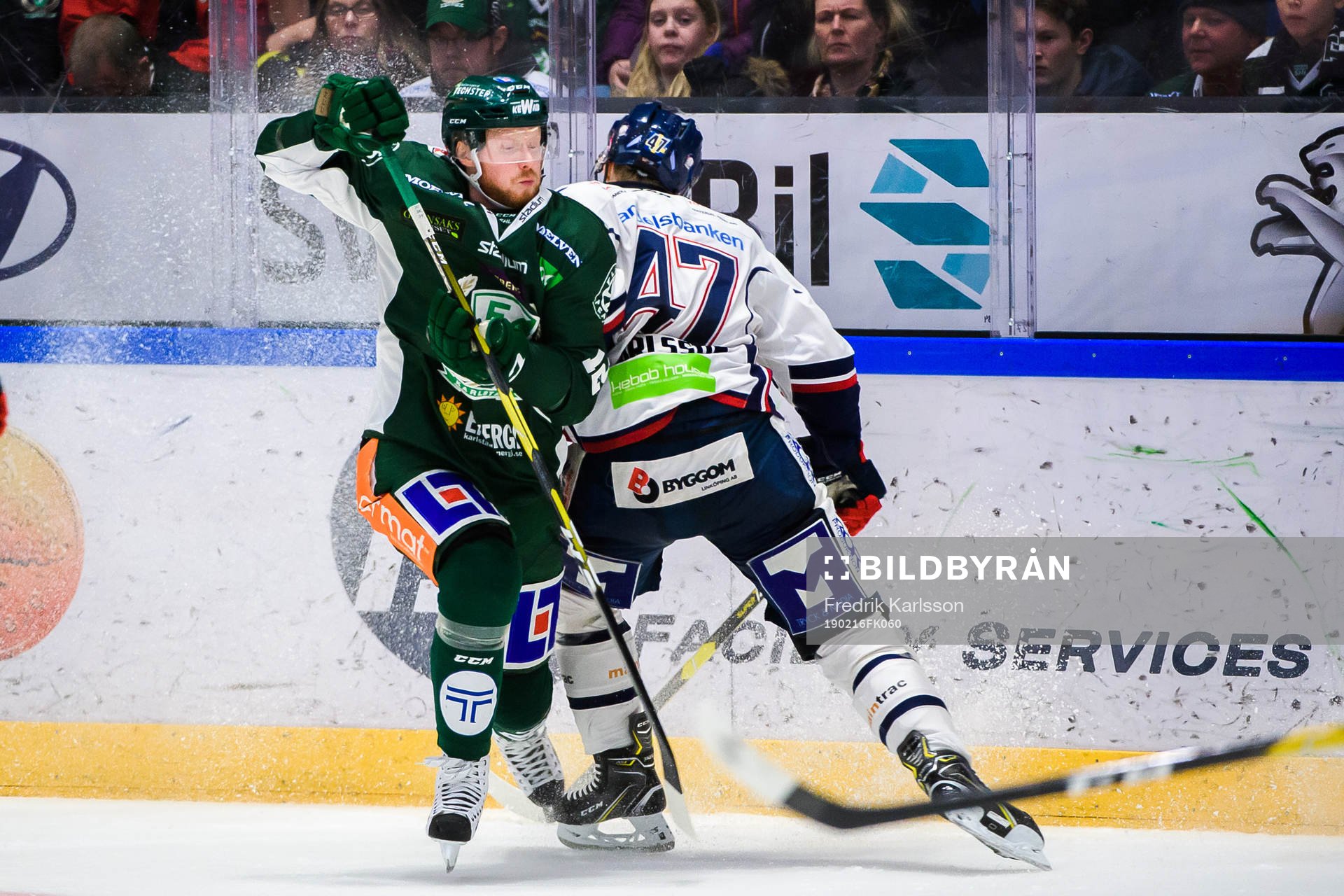 Färjestads Alexander Reichenberg och Linköpings Anton