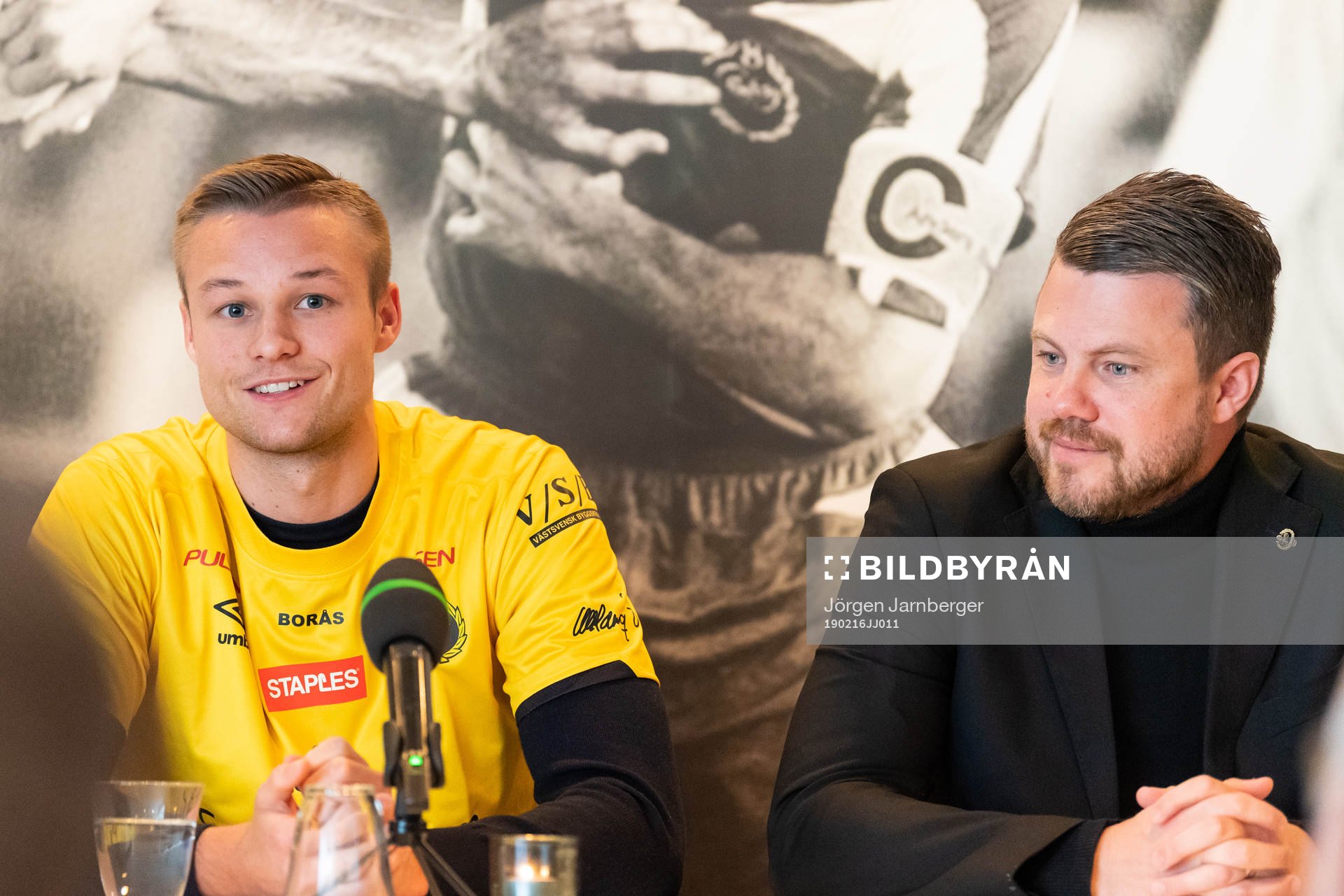Stian Rode Gregersen och manager Jimmy Thelin