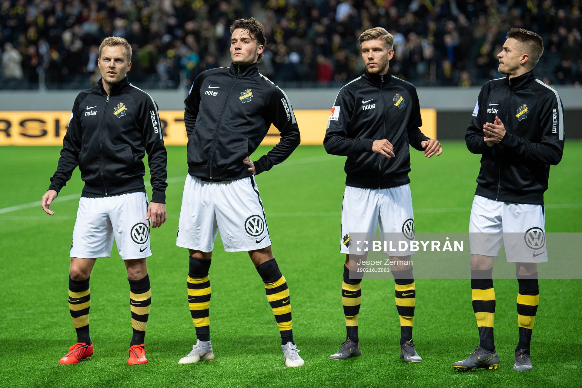 s Sebastian Larsson (v), Daniel Granli, Anton Saletros och