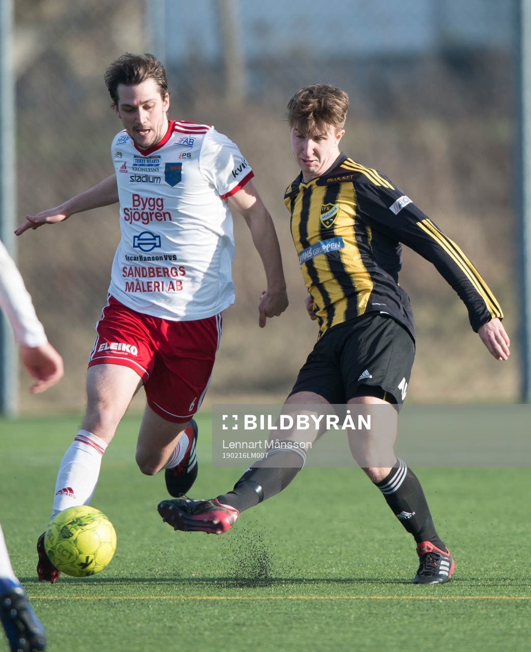 IFK Hässleholms Isak Olsson i träningsmatchen mellan IFK