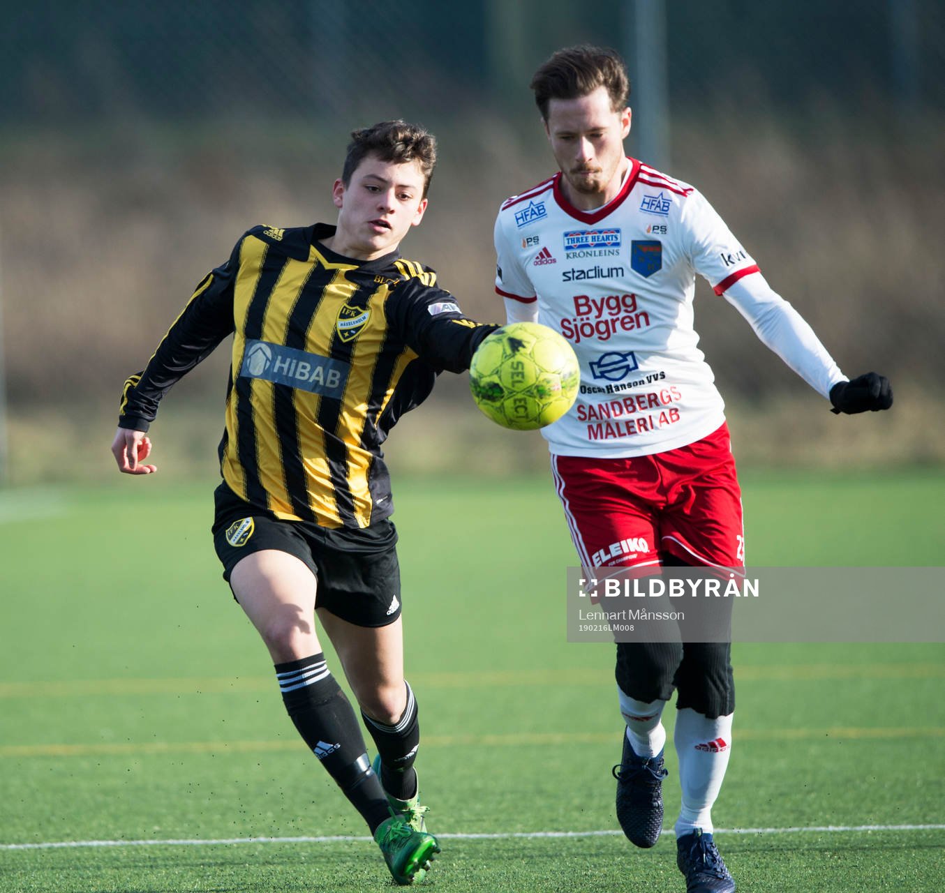 IFK Hässleholms Isak Orajärvi i träningsmatchen mellan
