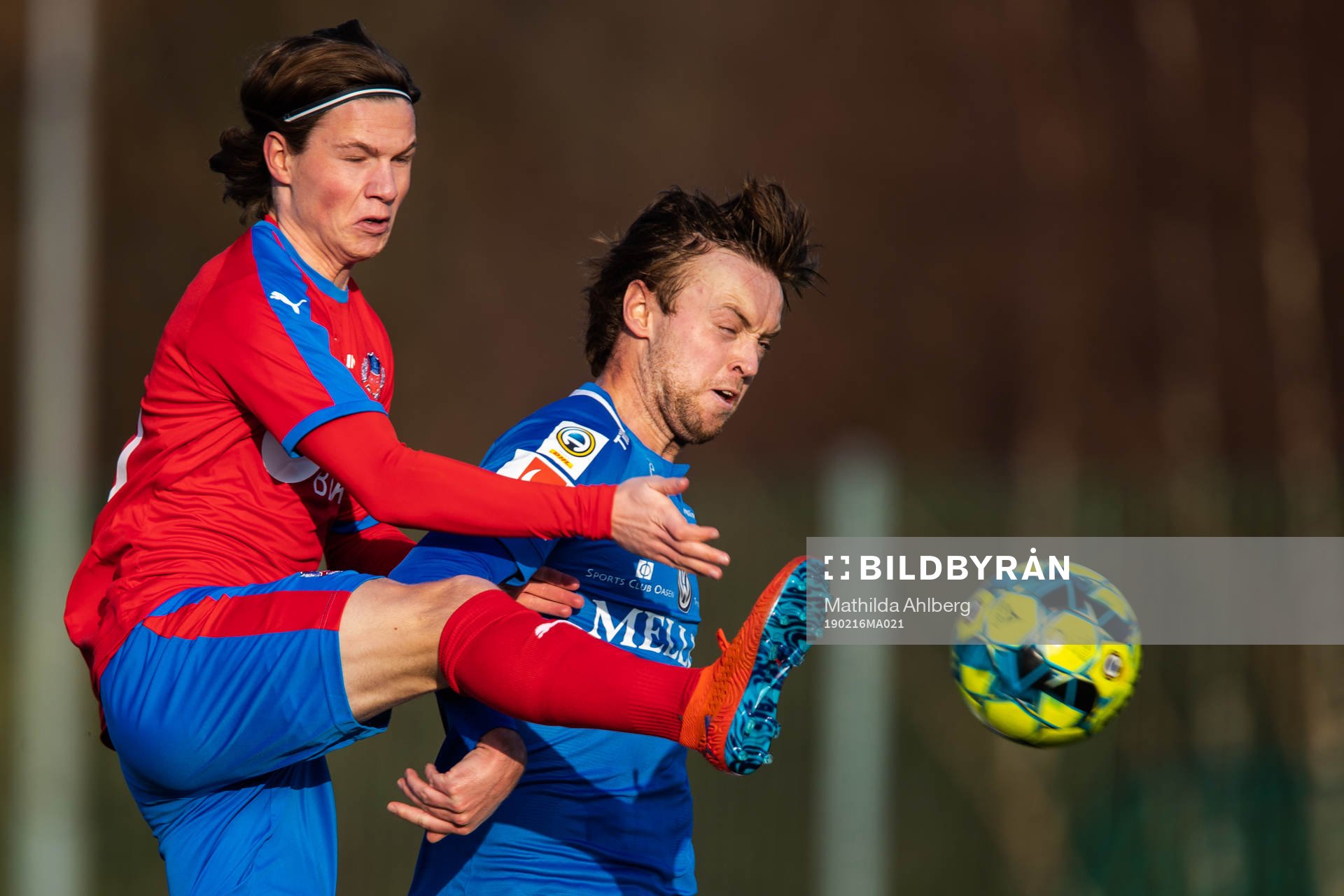 Helsingborgs Max Svensson och Trelleborgs Jakob Glasberg
