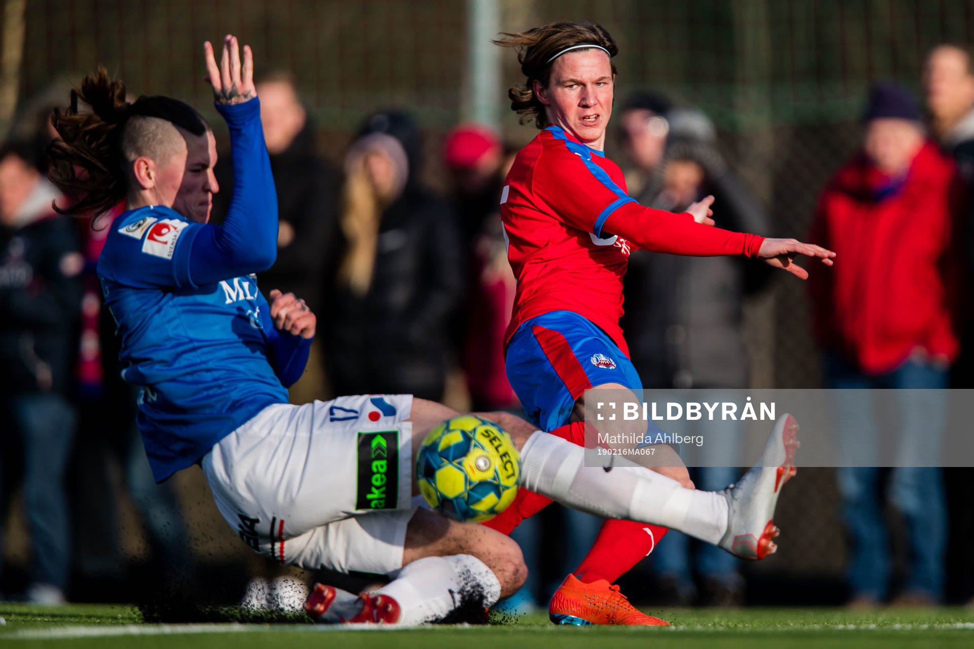 Trelleborgs Isak Jönsson och Helsingborgs Max Svensson