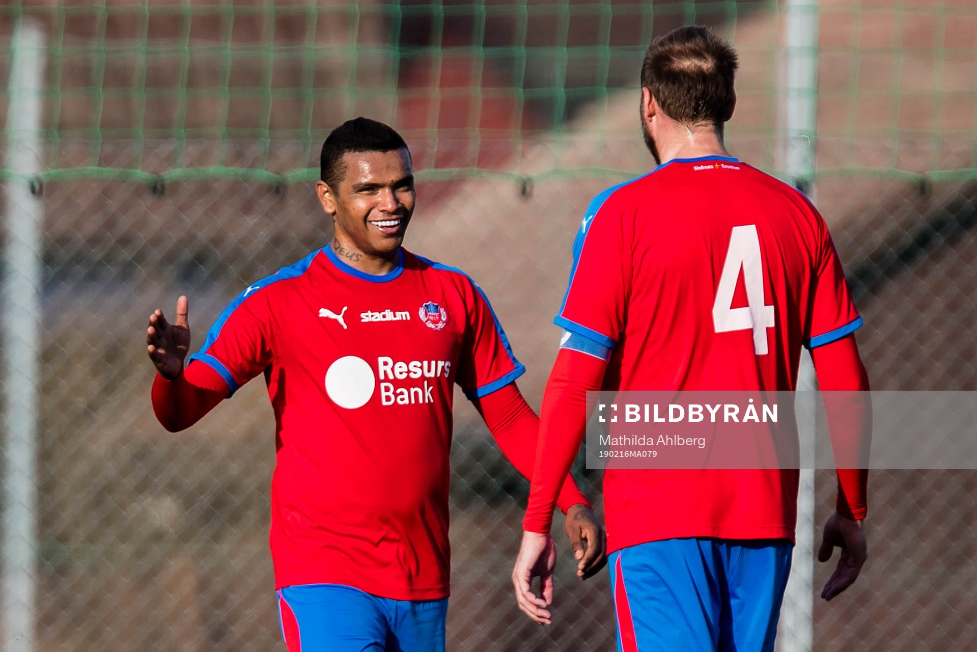 Helsingborgs Wanderson do Carmo jublar