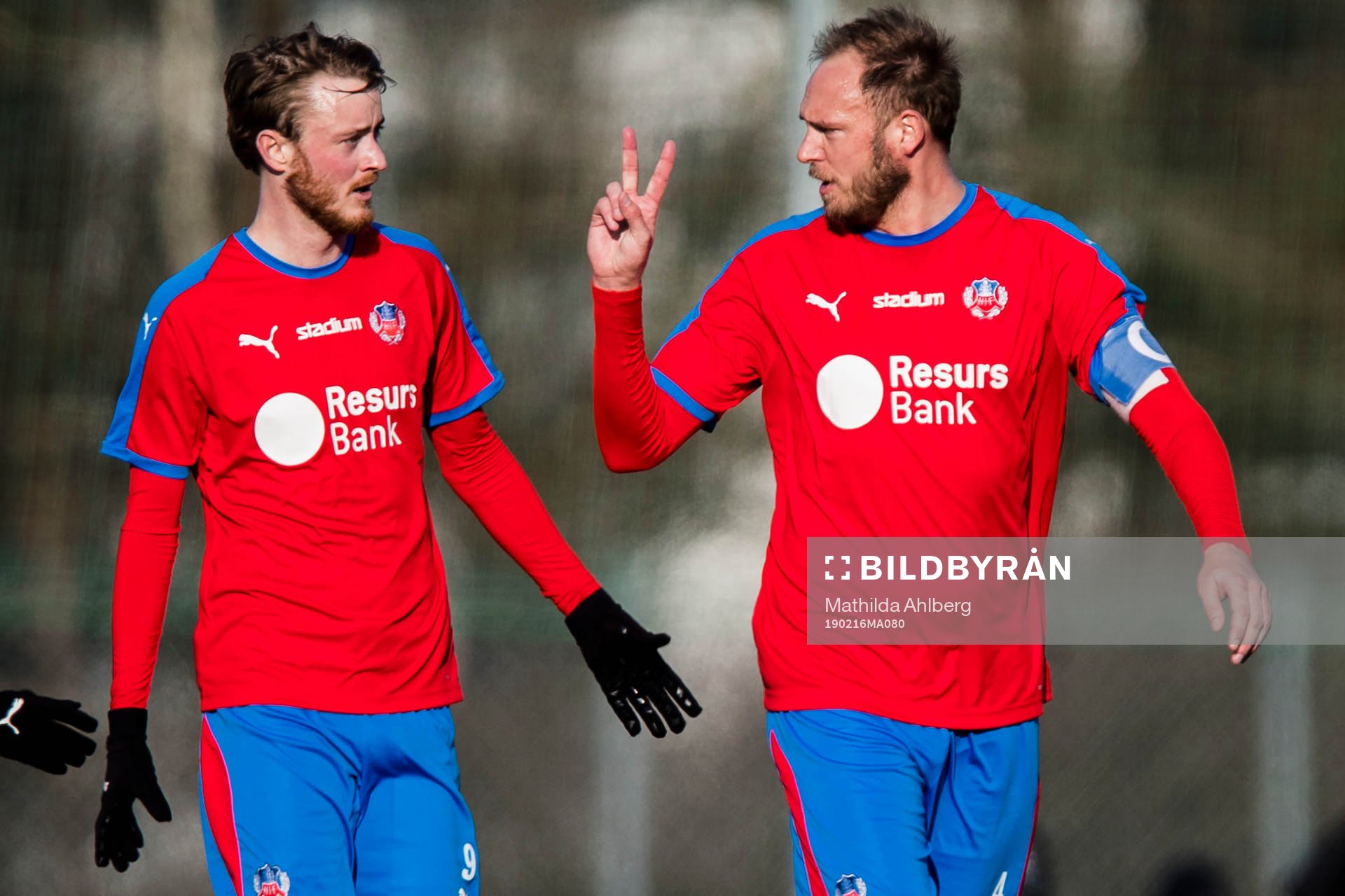 Helsingborgs Rasmus Jönsson och Andreas Granqvist