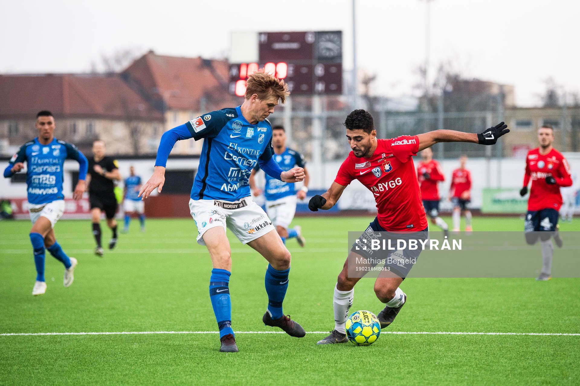 Norrbys Didric Andersson och Örgrytes Ailton Almeida