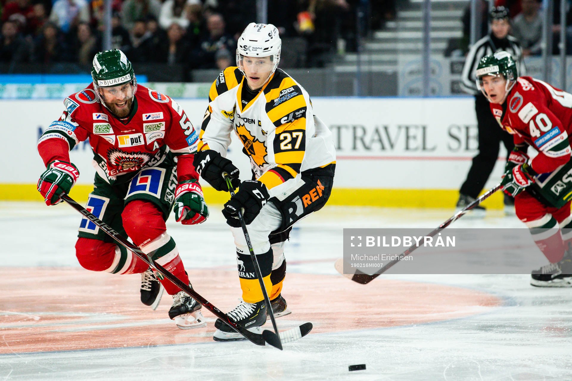 Frölundas Jonathan Sigalet och Skellefteås Robin Alvarez