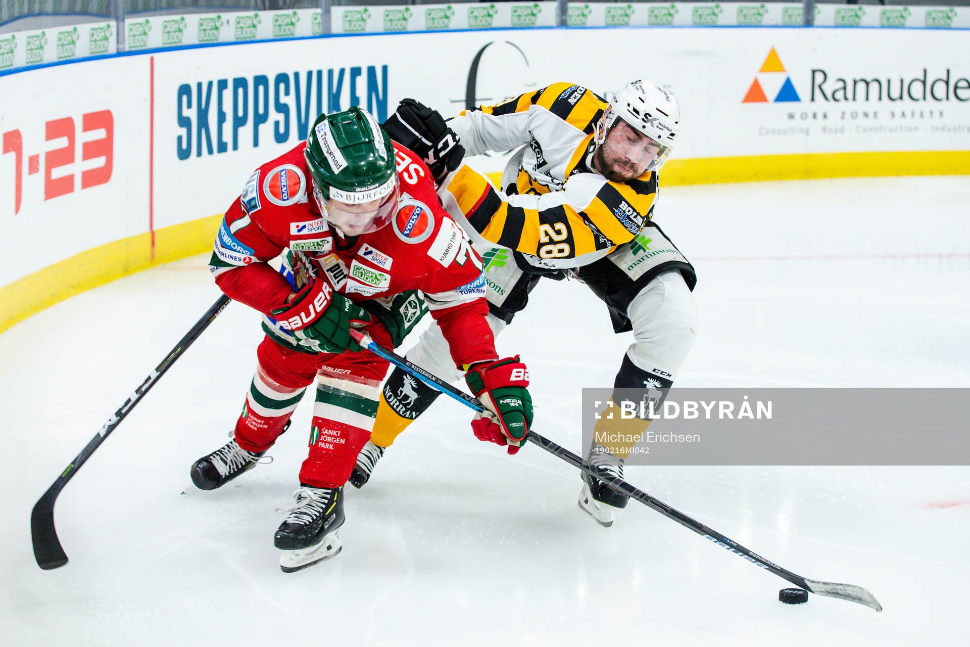 Skellefteås Johan Alm och Frölundas Pathrik Westerholm