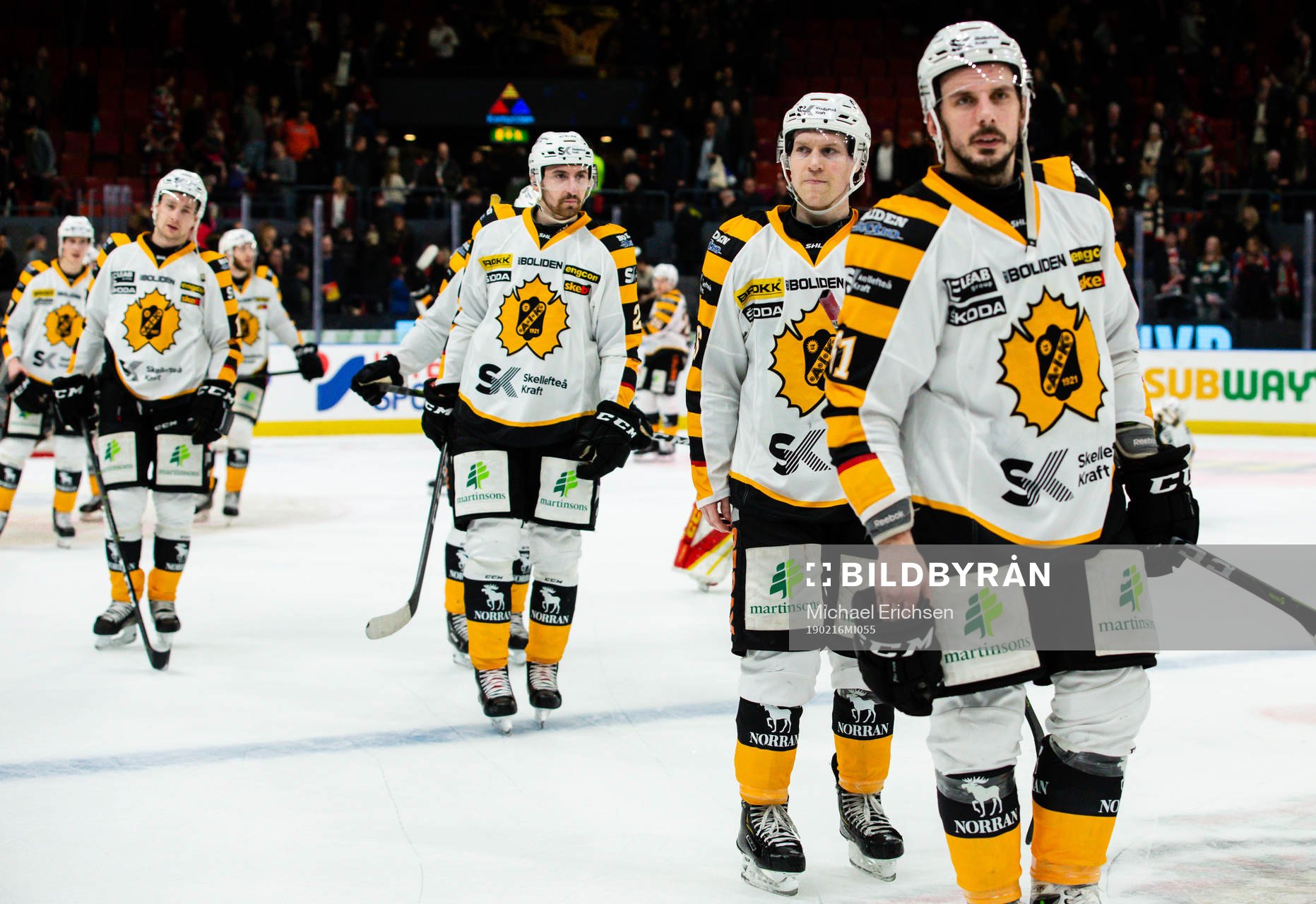 Skellefteås spelare deppar