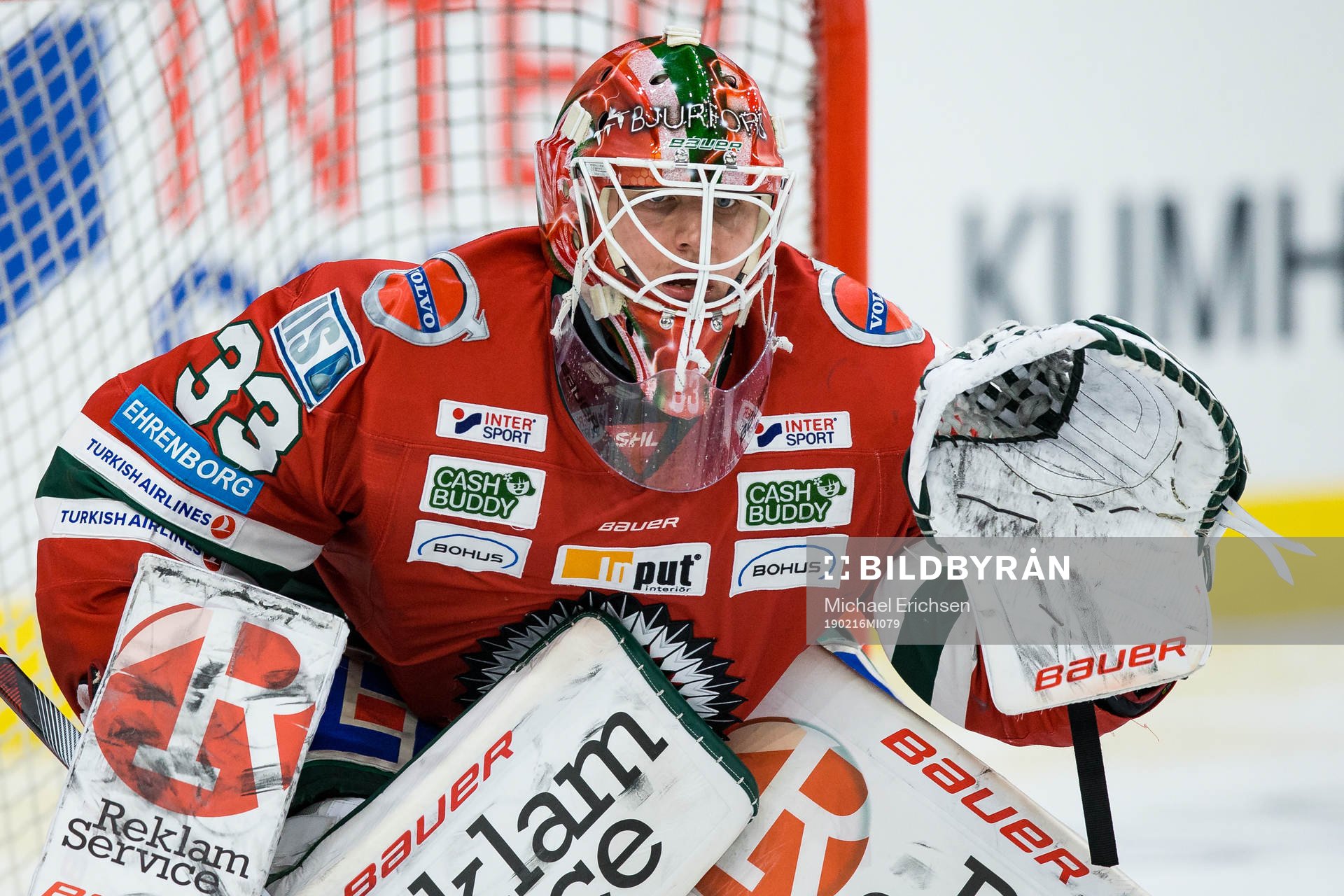 Frölundas målvakt Johan Mattsson