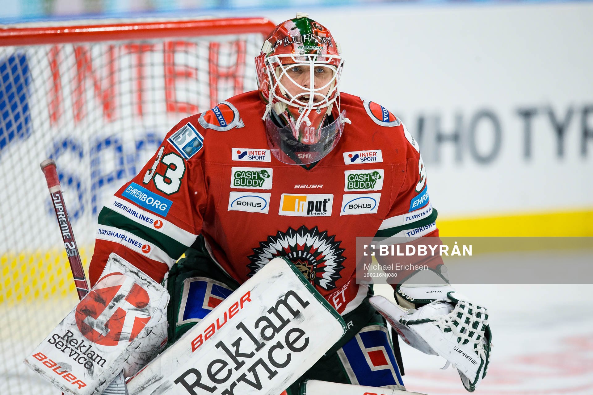 Frölundas målvakt Johan Mattsson