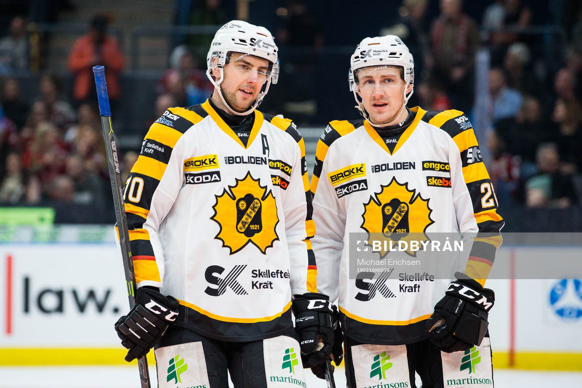 Skellefteås Joakim Lindström och Patrik Norén